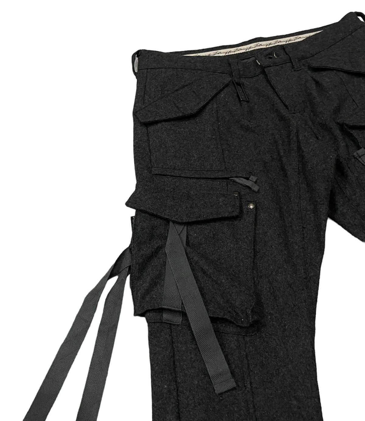 Tornado Mart Vintage Tornado Mart Bondage Cargo Tactical Wool Pants Size US 33 - 8 Thumbnail
