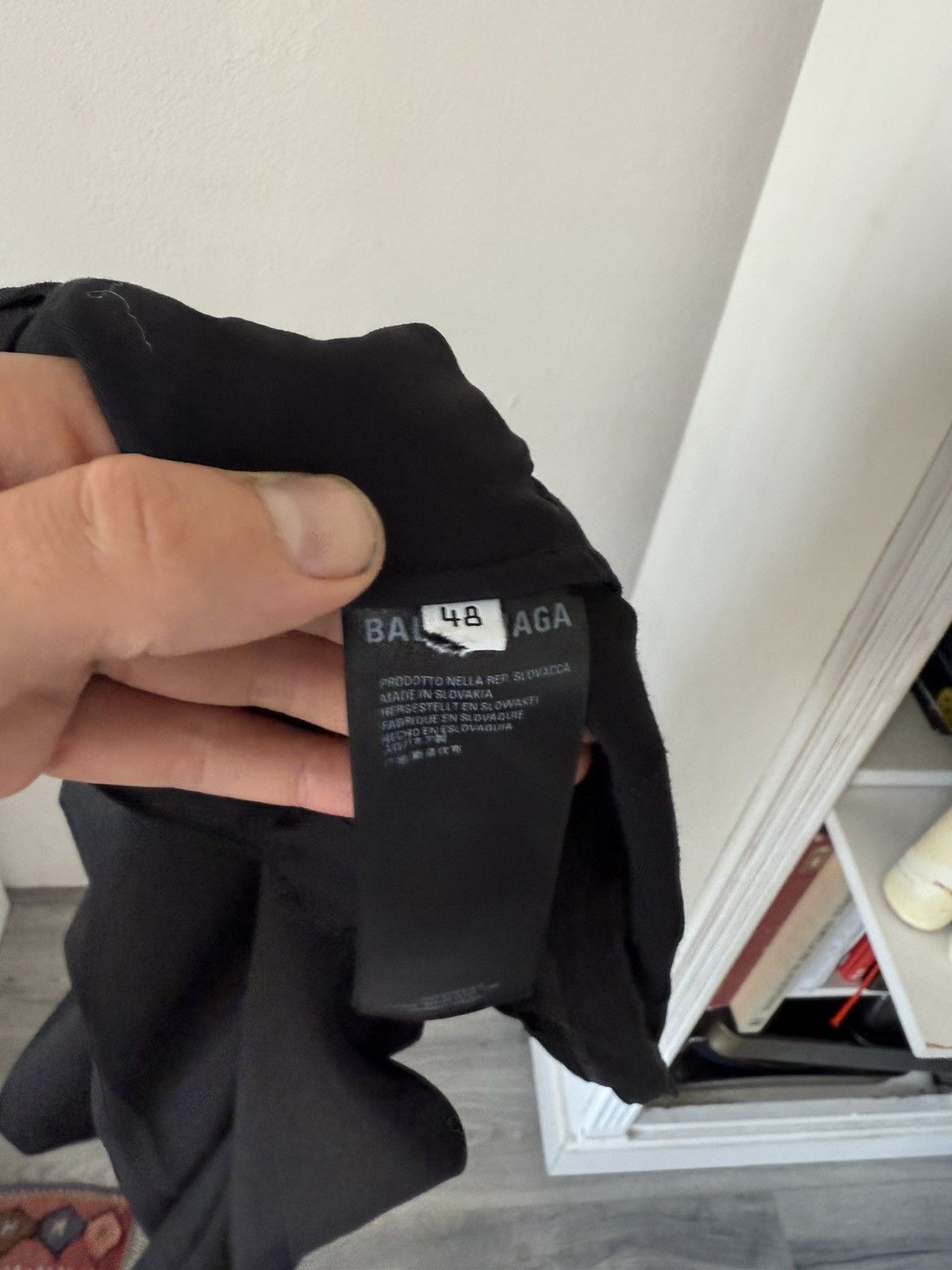 Balenciaga Classic Black Tailored Trousers Size US 32 / EU 48 - 10 Thumbnail