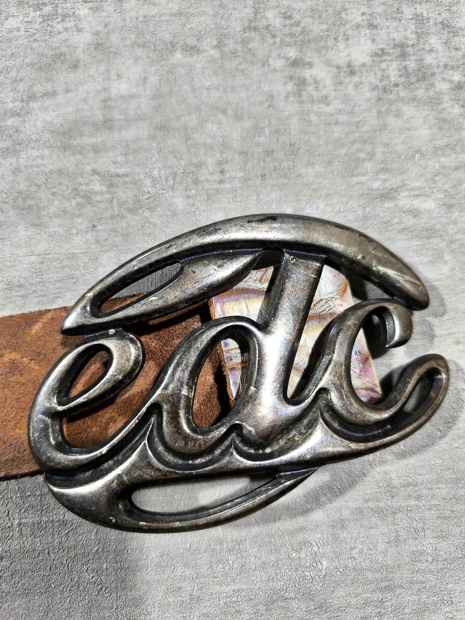 Other VINTAGE EDC LEATHER BELT GRUNGE MISS SIXTY DIESEL Size ONE SIZE - 5 Thumbnail