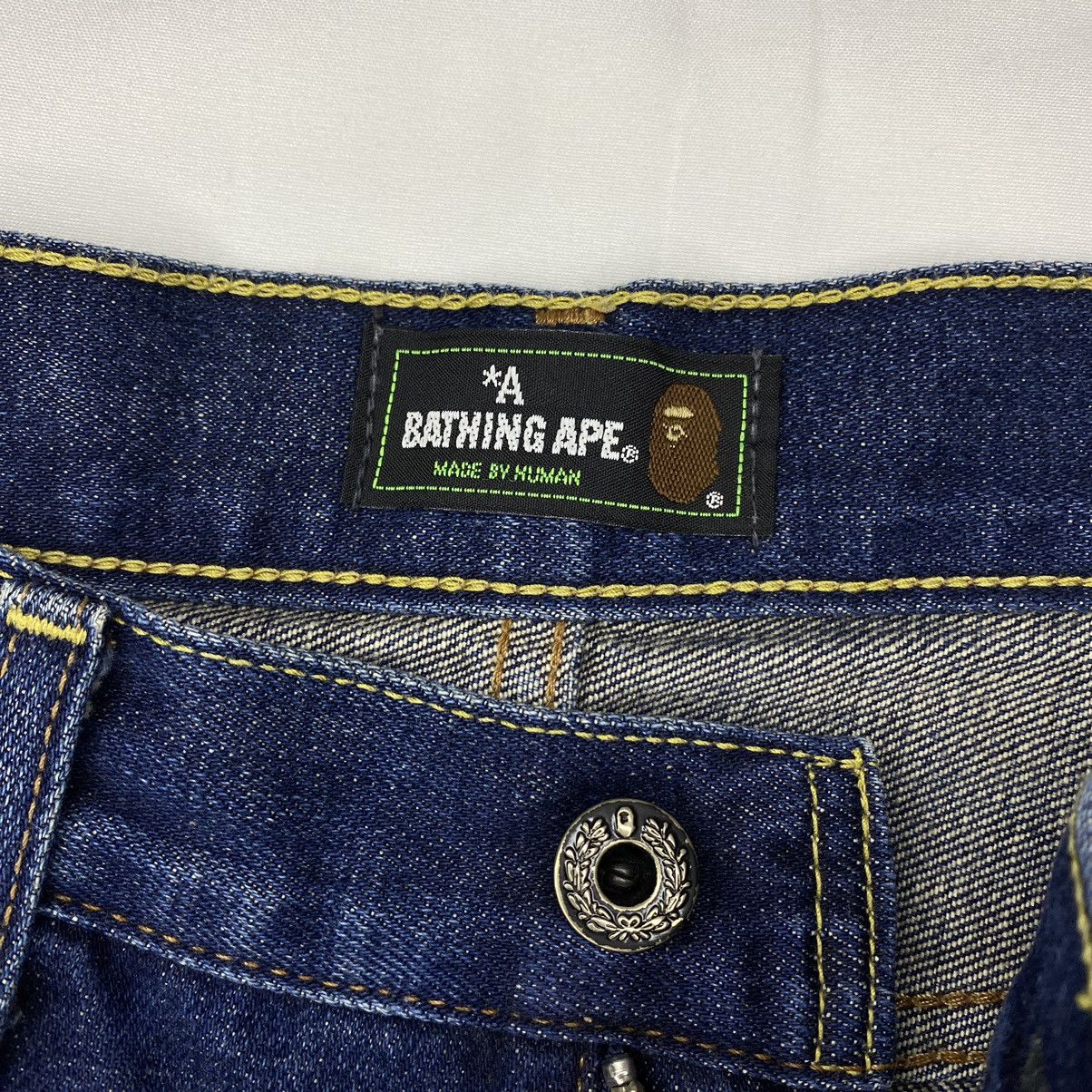 Bape Bape Denim Shorts Size US 37 - 6 Thumbnail
