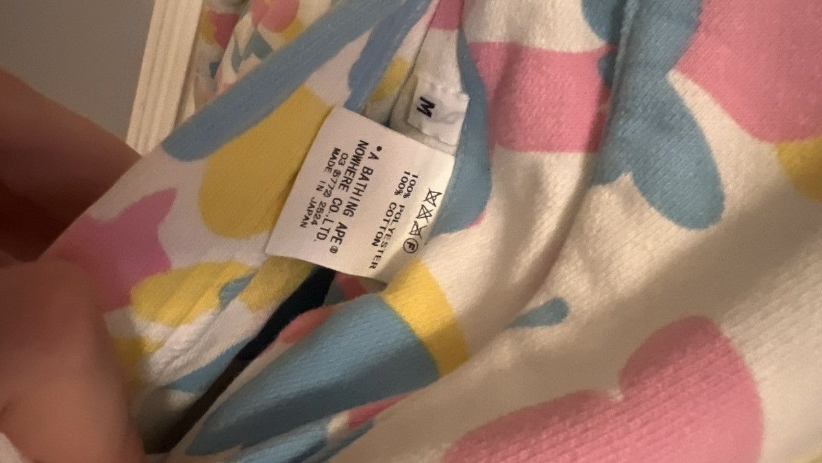 Bape × Nigo Early 2000’s Bape Cotton Candy Reversible Hoodie Jacket Size US M / EU 48-50 / 2 - 8 Thumbnail