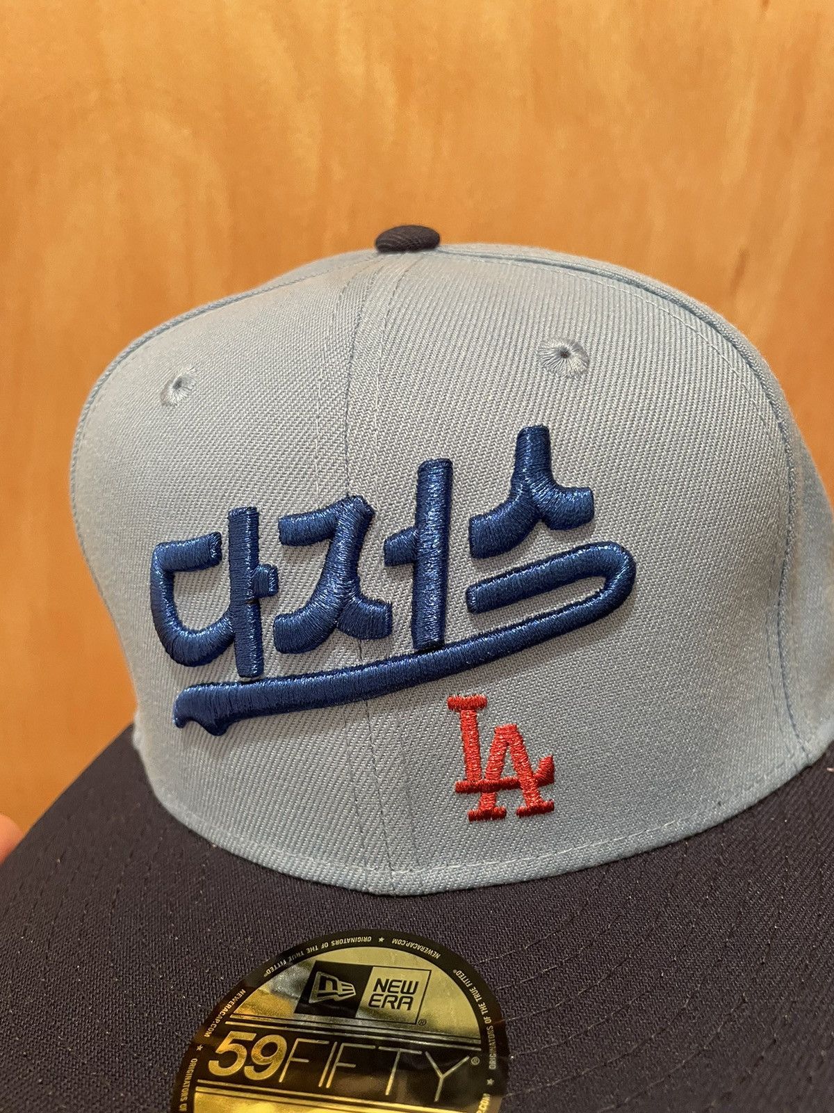 New Era Myfitteds Los Angeles dodgers South Korea flag size 7 1/8 Size ONE SIZE - 2 Thumbnail