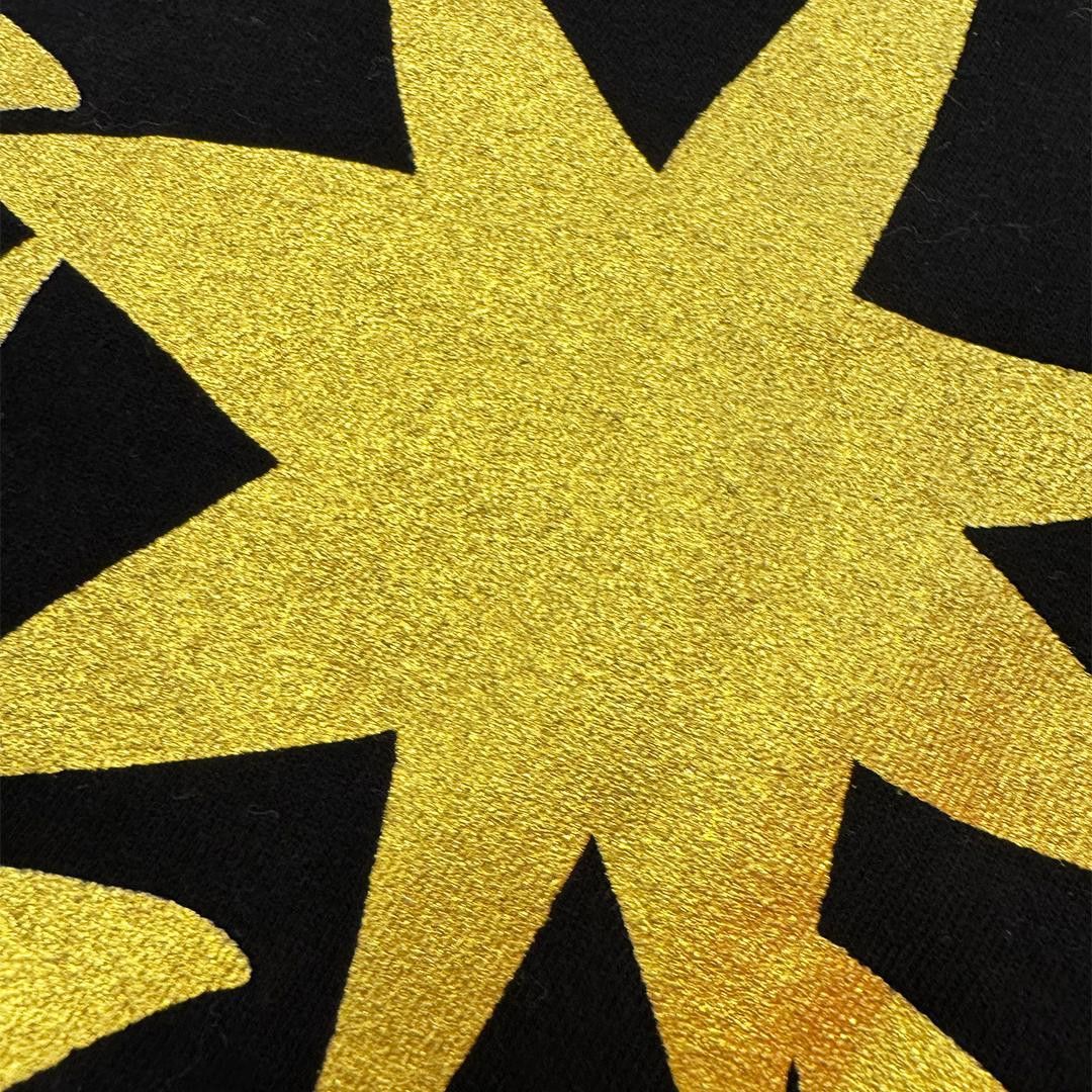 Comme des Garcons Tao CDG Metallic Star Black Tee (M) Size US M / EU 48-50 / 2 - 2 Thumbnail