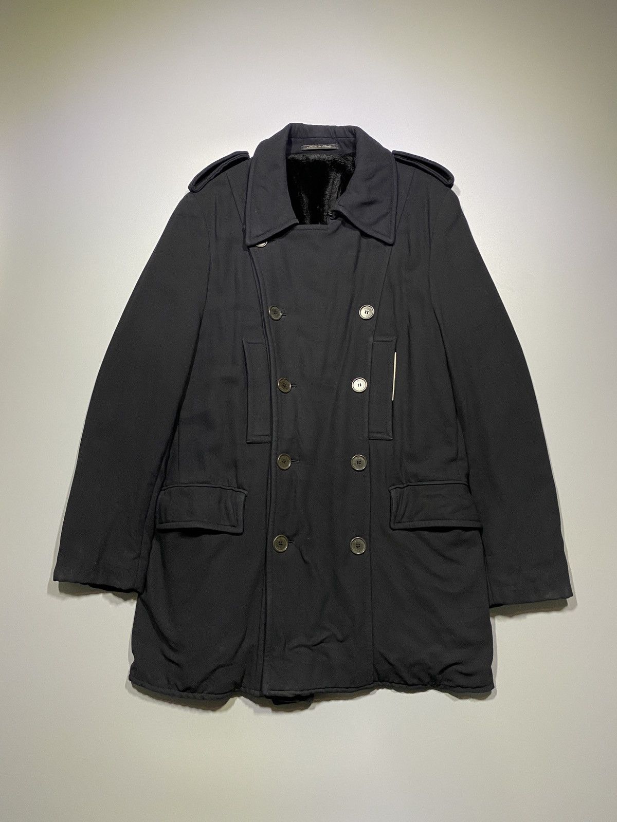 Gucci 90s Gucci - Tom Ford Wool Long Coat Size US M / EU 48-50 / 2 - 1 Thumbnail