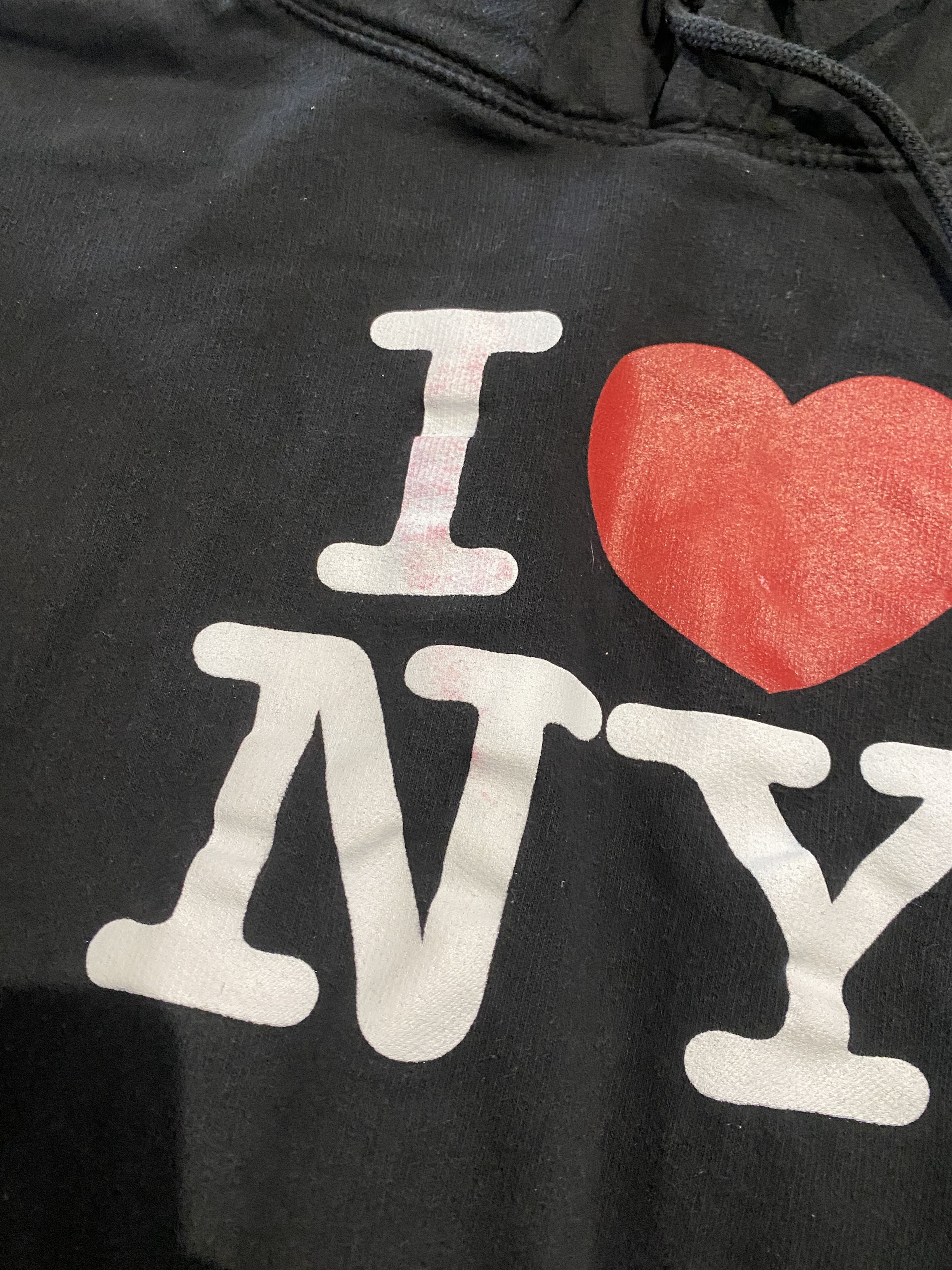 Vintage I love NY New York printed hoodie Size US S / EU 44-46 / 1 - 5 Thumbnail