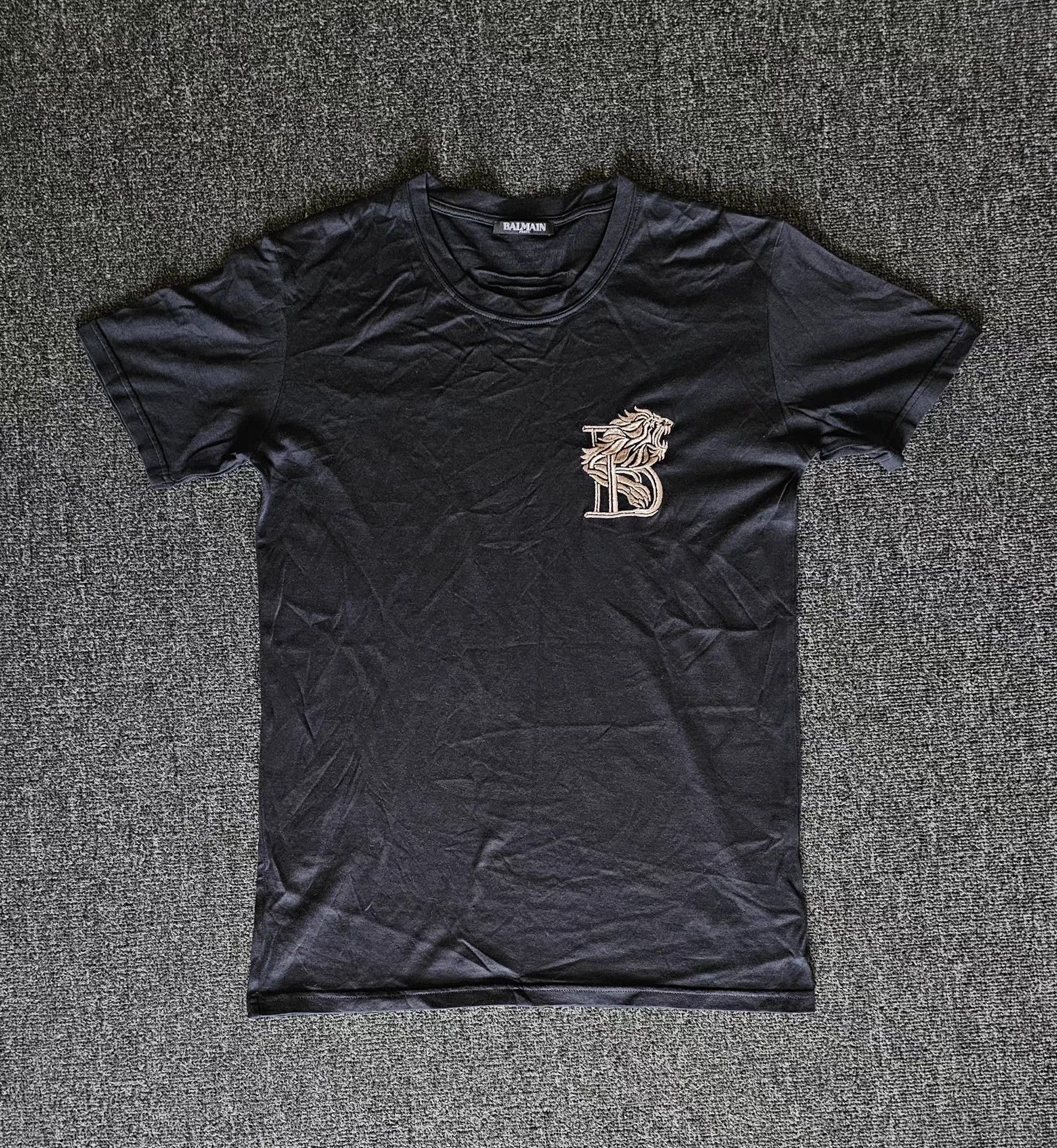 Balenciaga Balmain Embroidered Short Sleeve T-shirt Size US XS / EU 42 / 0 - 1 Thumbnail
