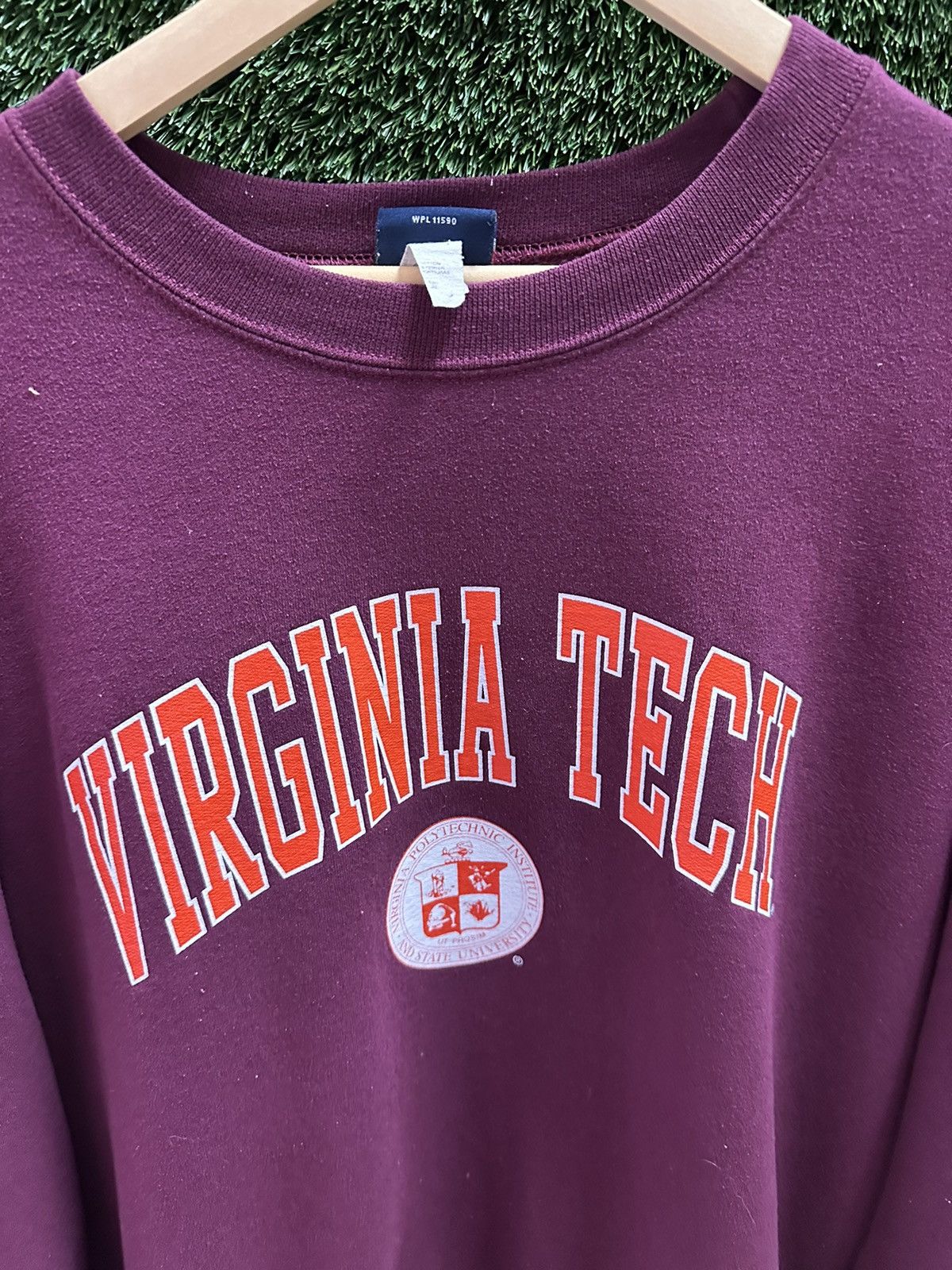NCAA Vintage NCAA Virginia Tech Collegiate Spellout Crewneck Size US XL / EU 56 / 4 - 4 Thumbnail
