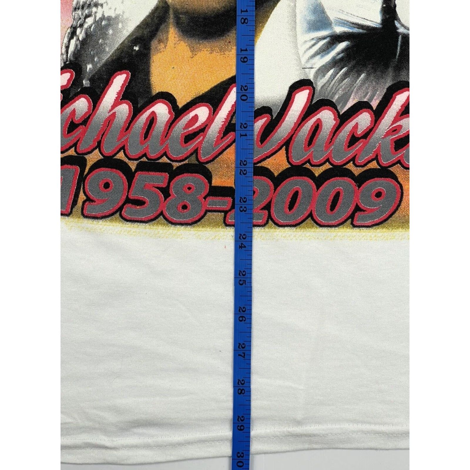 Gildan Michael Jackson Rap Tee T Shirt 1958 2009 Loving Memory King Of Pop Music M Vtg Shirt Mens White Cotton Logo Short Sleeve Crew Neck T-Shirt Gildan M Size US M / EU 48-50 / 2 - 7 Thumbnail