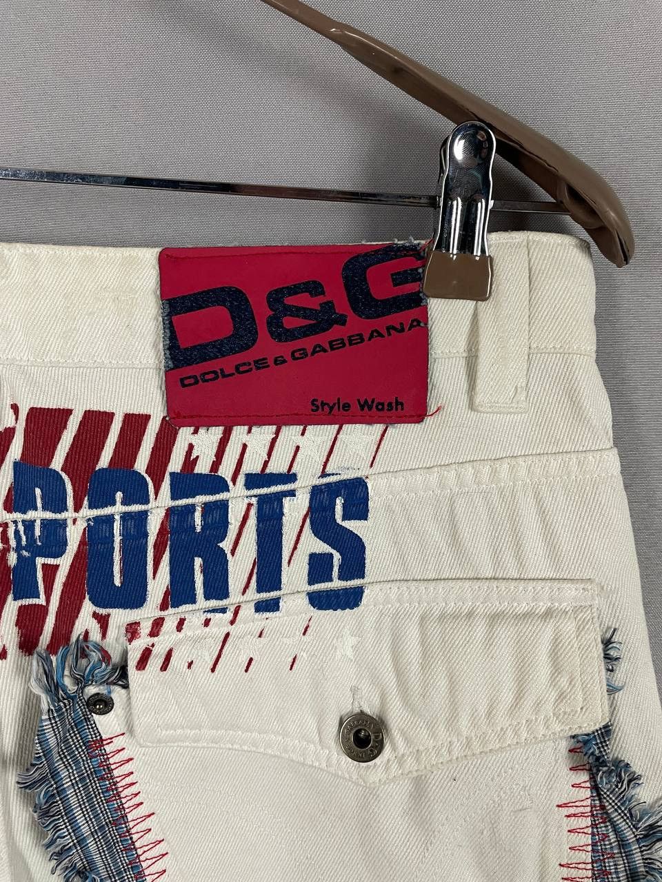 Dolce & Gabbana Dolce&Gabbana Shorts Denim White Size US 33 - 9 Thumbnail