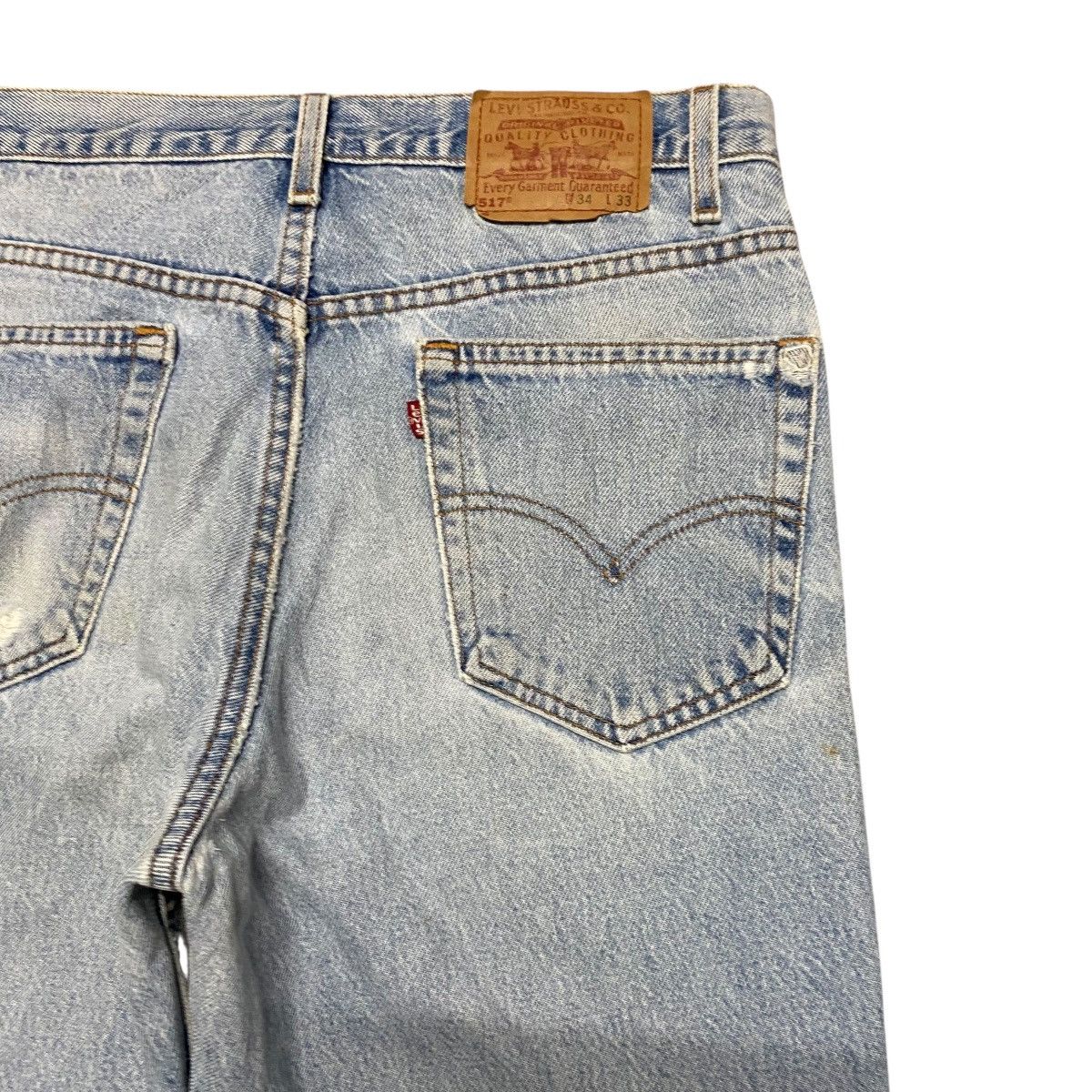 Levi's Vintage 90s Levis 517 Flare Jeans Distressed Size US 32 / EU 48 - 11 Thumbnail