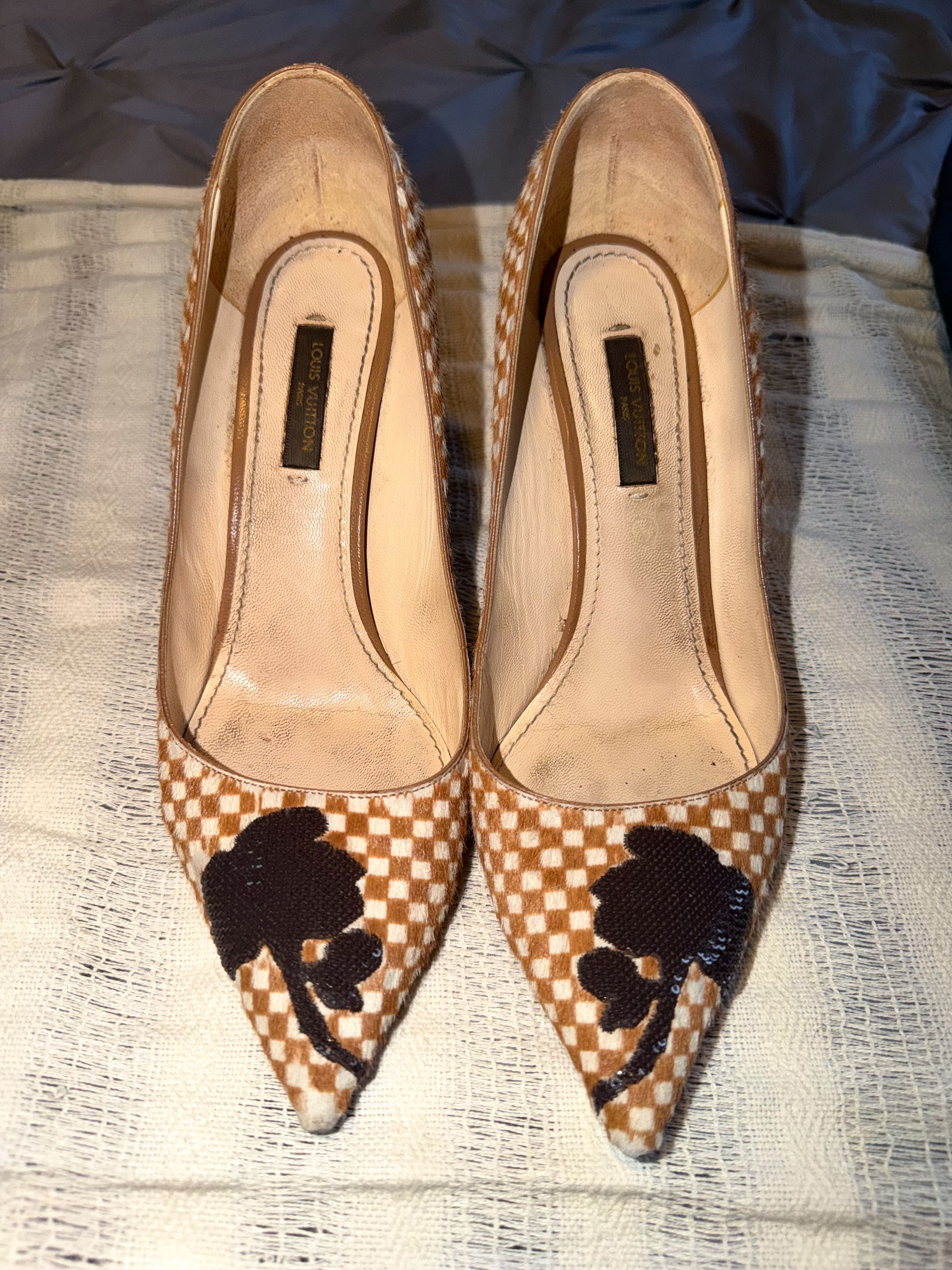 Louis Vuitton Louis Vuitton Escarpins Size US 7.5 / IT 37.5 - 4 Thumbnail