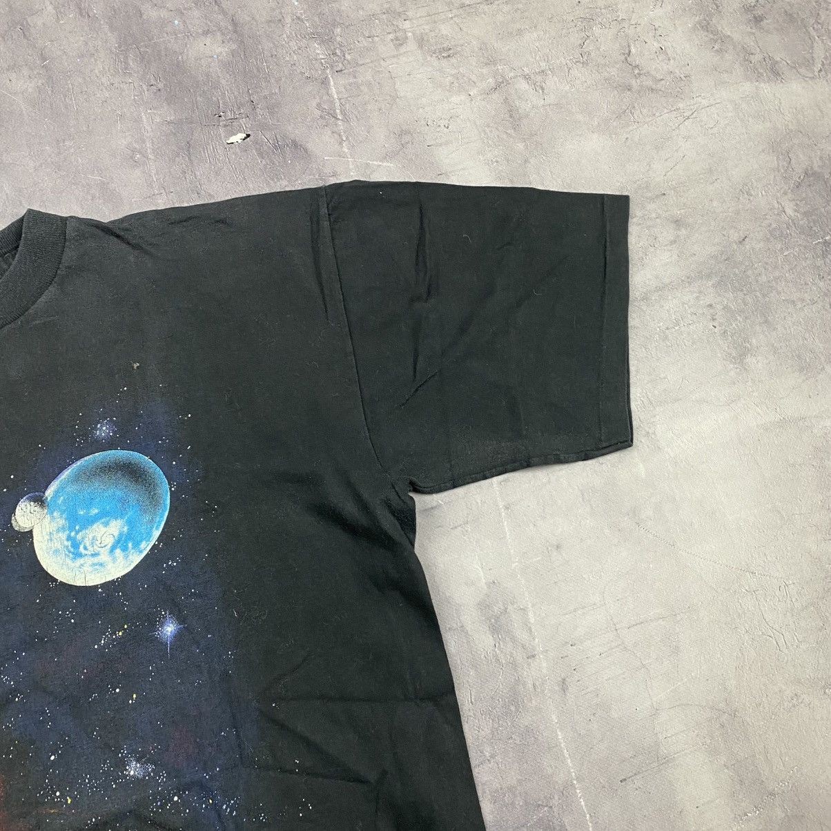 Vintage VINTAGE PETER KULL SOLAR SYSTEM GRAPHIC TEE 90s Size US L / EU 52-54 / 3 - 4 Thumbnail
