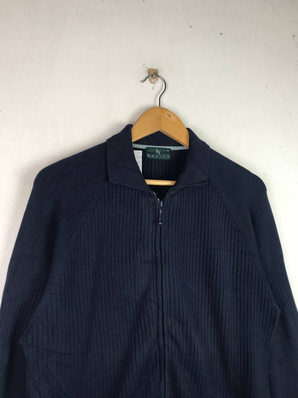 Issey Miyake × Japanese Brand × Vintage Vintage Issey Miyake IY Basics Full Zipper Knit Jacket Size US M / EU 48-50 / 2 - 7 Thumbnail
