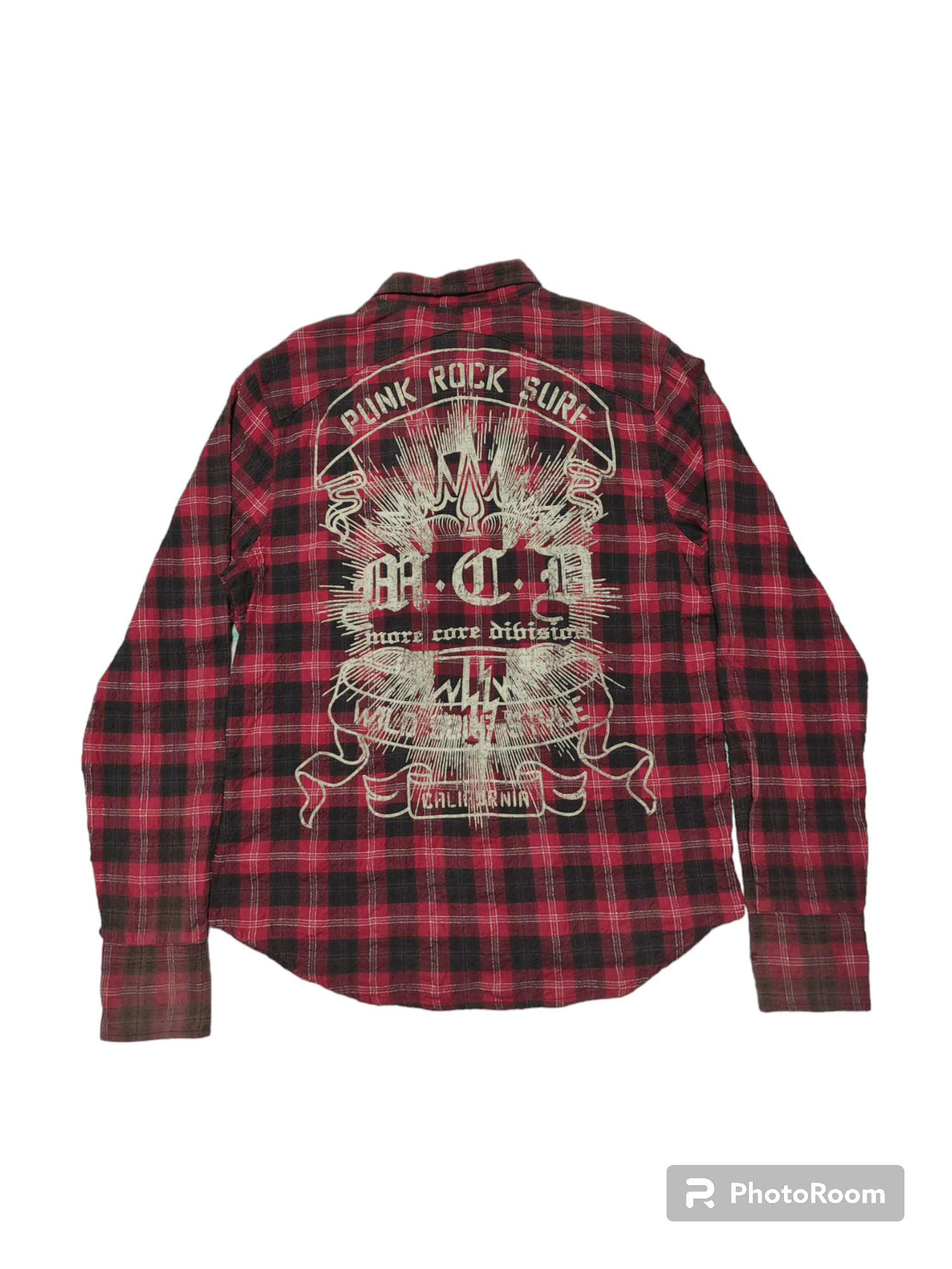 14th Addiction × Yasuyuki Ishii More core Division Shirt Punk Rock Surf style ifsixwasnine Size US XL / EU 56 / 4 - 1 Thumbnail