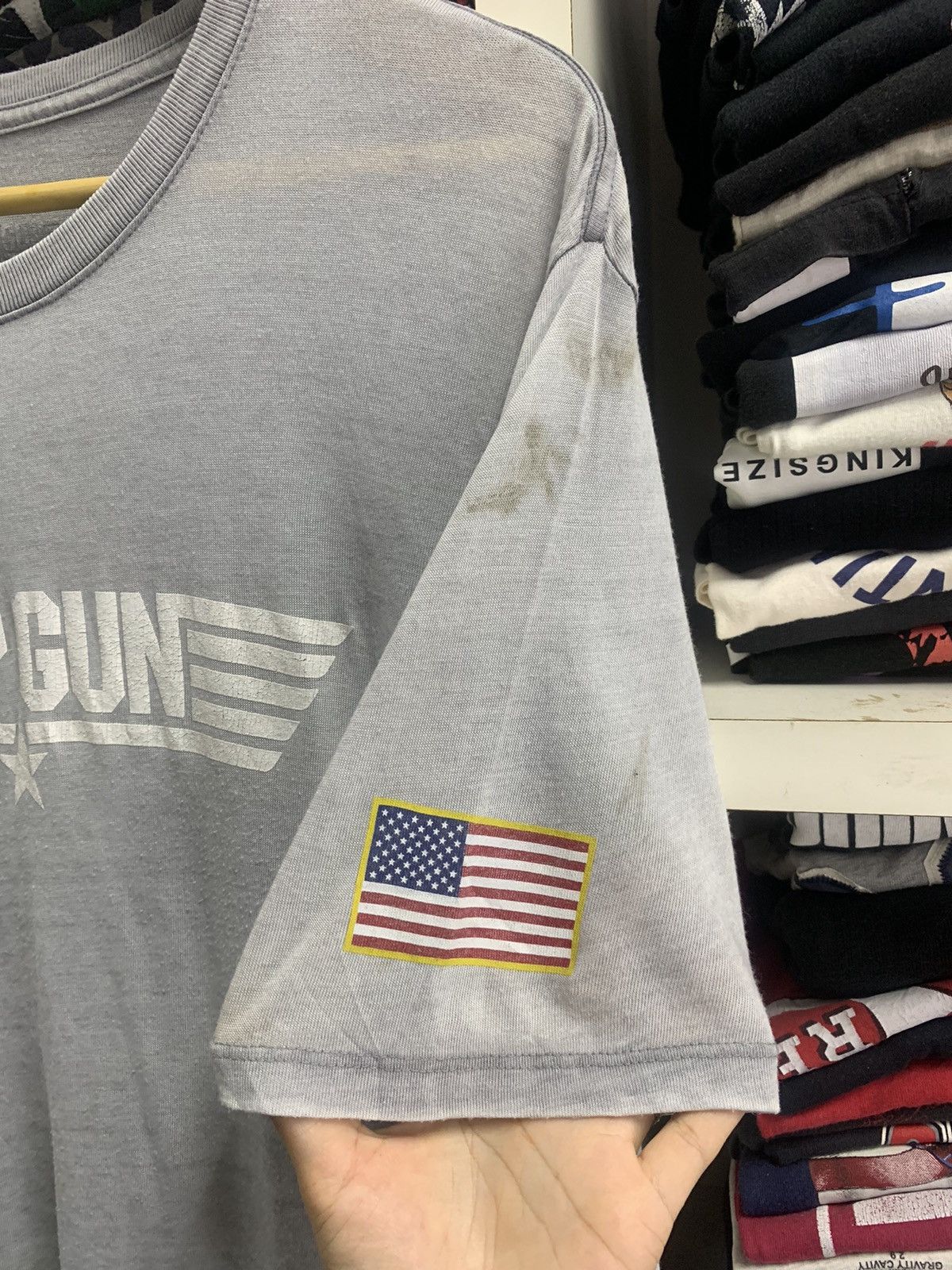 Vintage Vintage Top Gun t-shirts Size US L / EU 52-54 / 3 - 9 Thumbnail