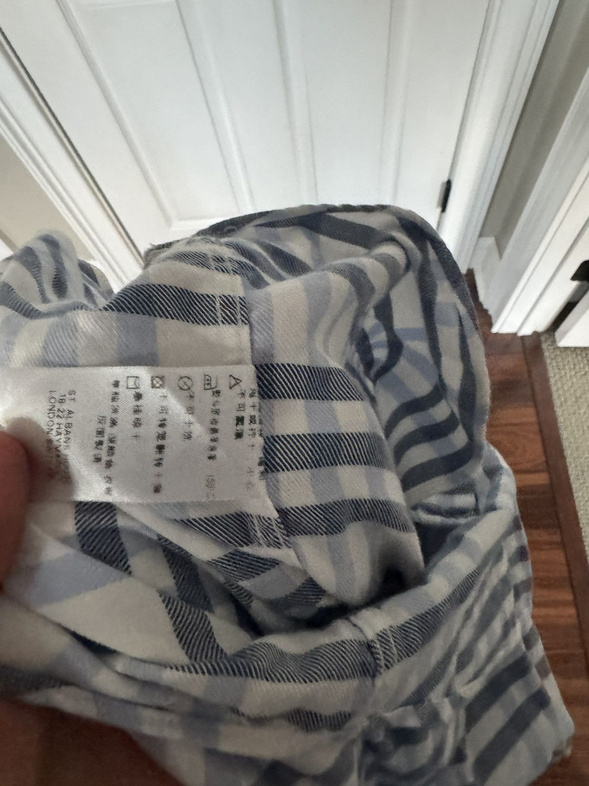 Burberry Burberry Blue Button Up Shirt Size US S / EU 44-46 / 1 - 4 Thumbnail