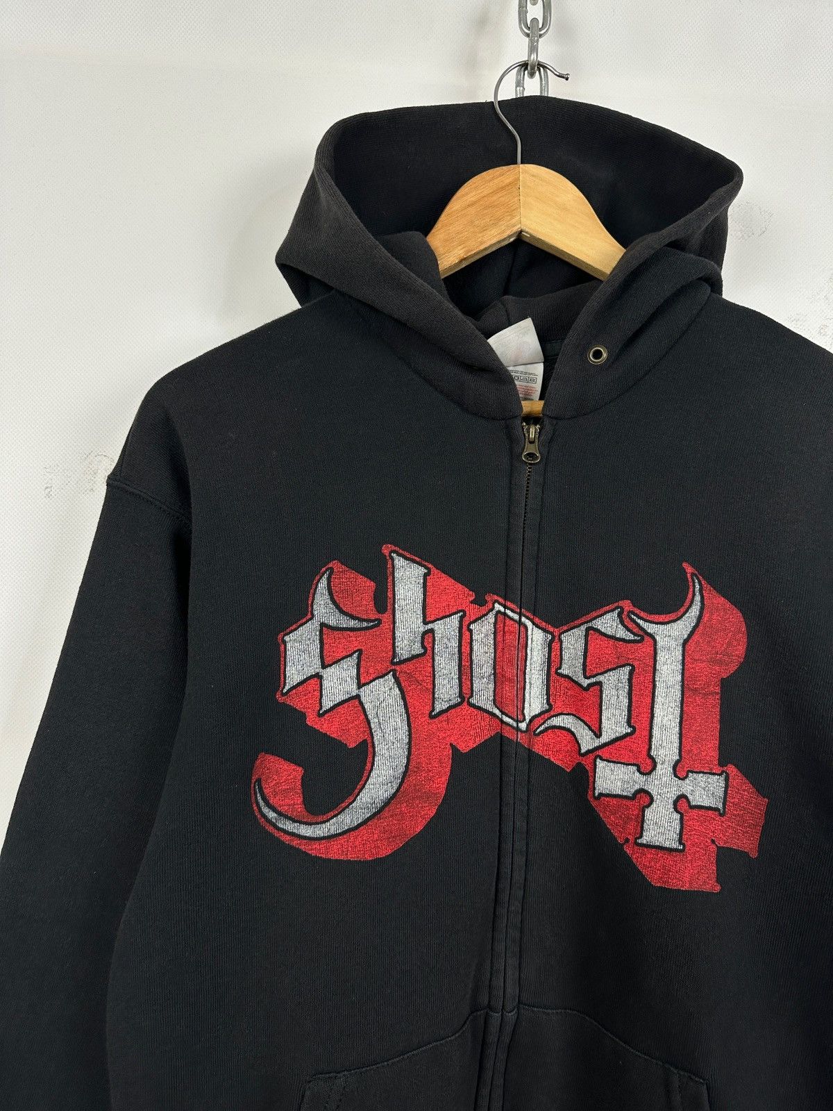Band Tees Vintage Ghost Papa Emeritus Faded Black Zip Up Band Hoodie Size US M / EU 48-50 / 2 - 17 Thumbnail