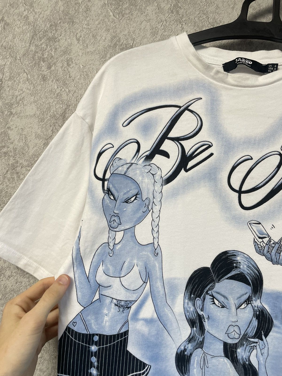 Jaded London Jaded London Be My Baby Girl Graffiti T-Shirt Y2K Size US L / EU 52-54 / 3 - 7 Thumbnail