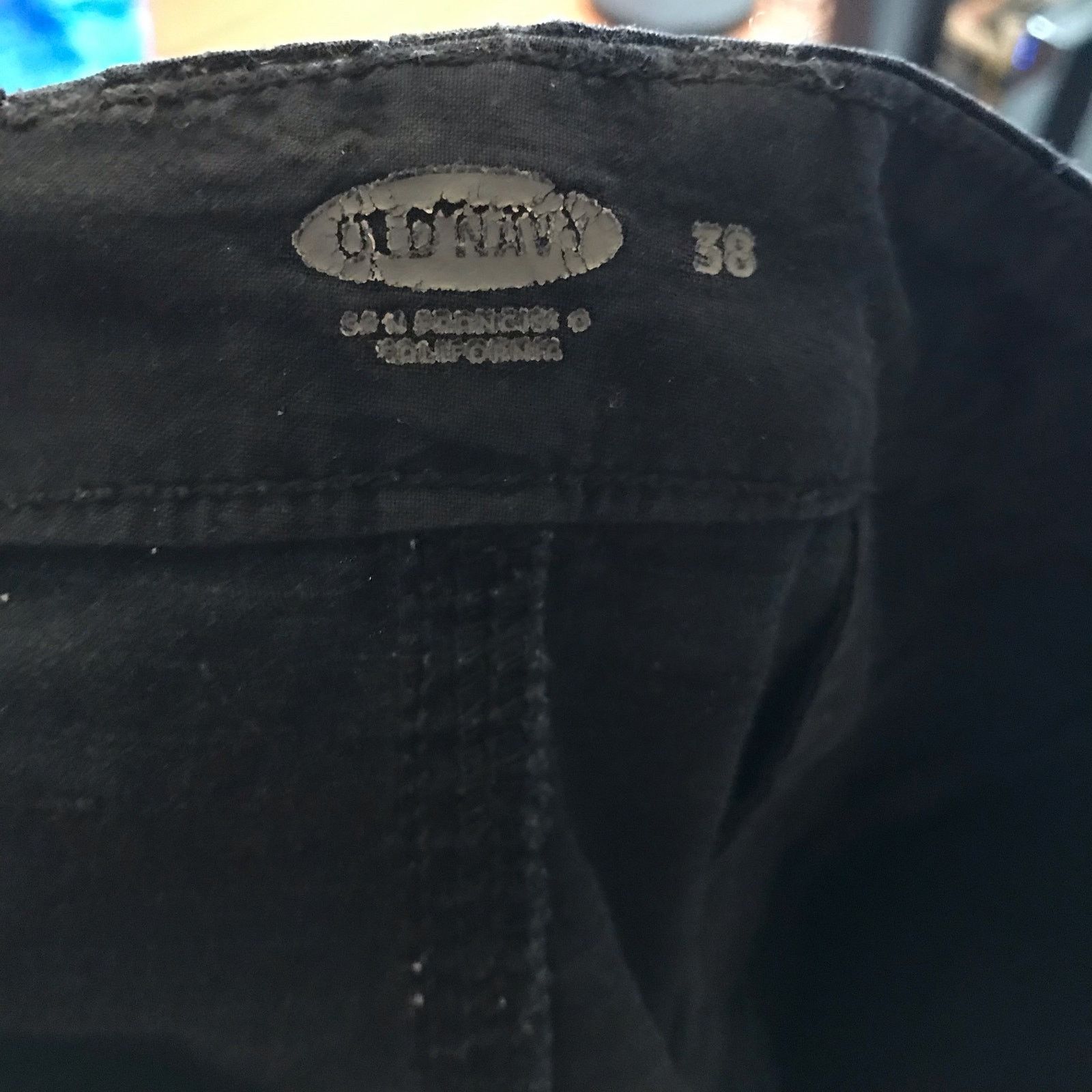 Old Navy Old Navy Black Khaki Shorts Men’s 38 Size US 38 / EU 54 - 3 Thumbnail