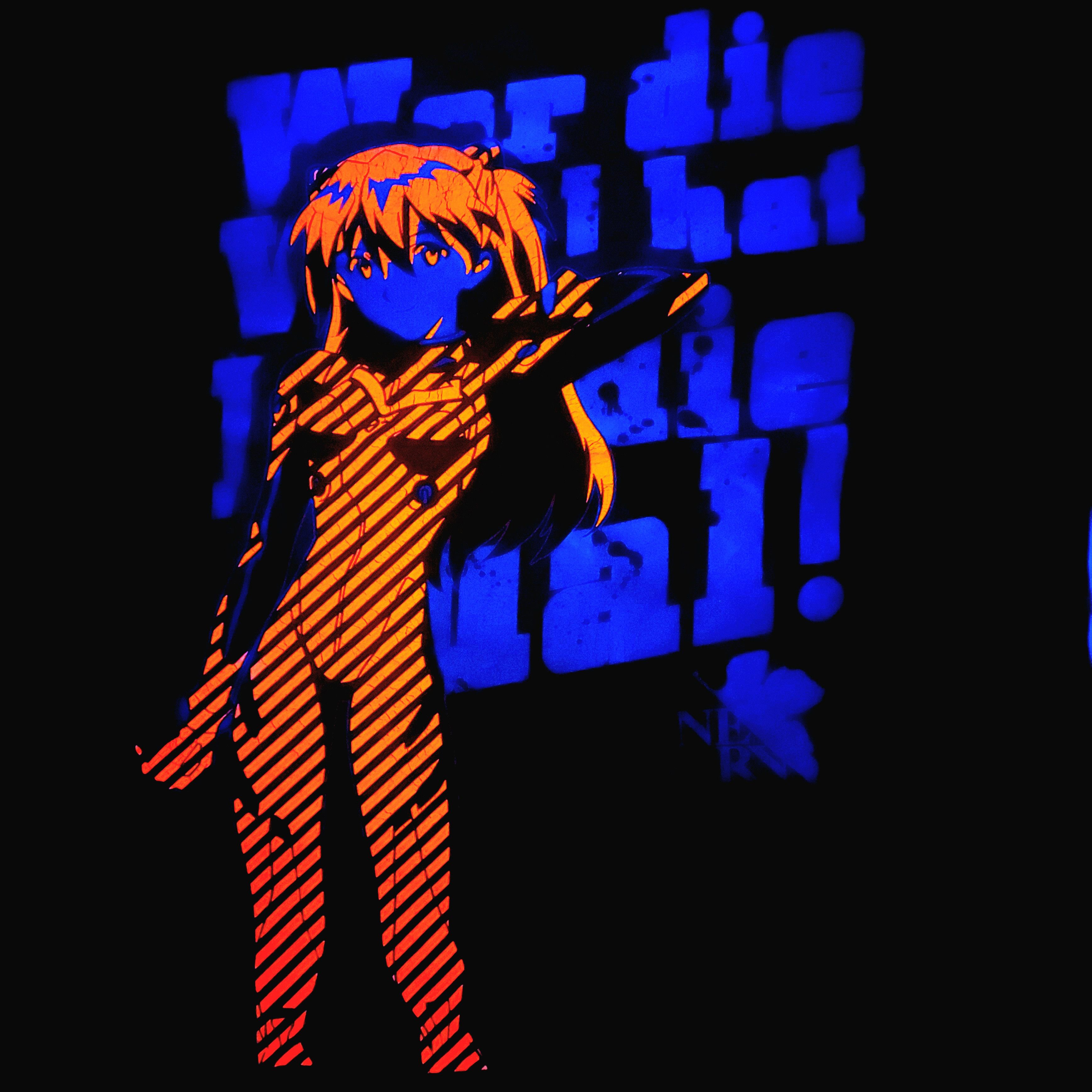 Anime Vintage 2007 Rebuild Of Evangelion Asuka TEE Size US L / EU 52-54 / 3 - 3 Thumbnail