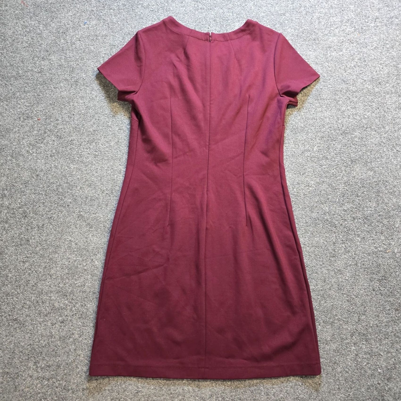 Brooks Brothers Brooks Brothers Dress Womens Large Red Fitted Pencil Cap Sleeve Knit Knee Length Rounded Neck Casual Business Party/Cocktail Regular Size L Womens Size L / US 10 / IT 46 - 7 Thumbnail