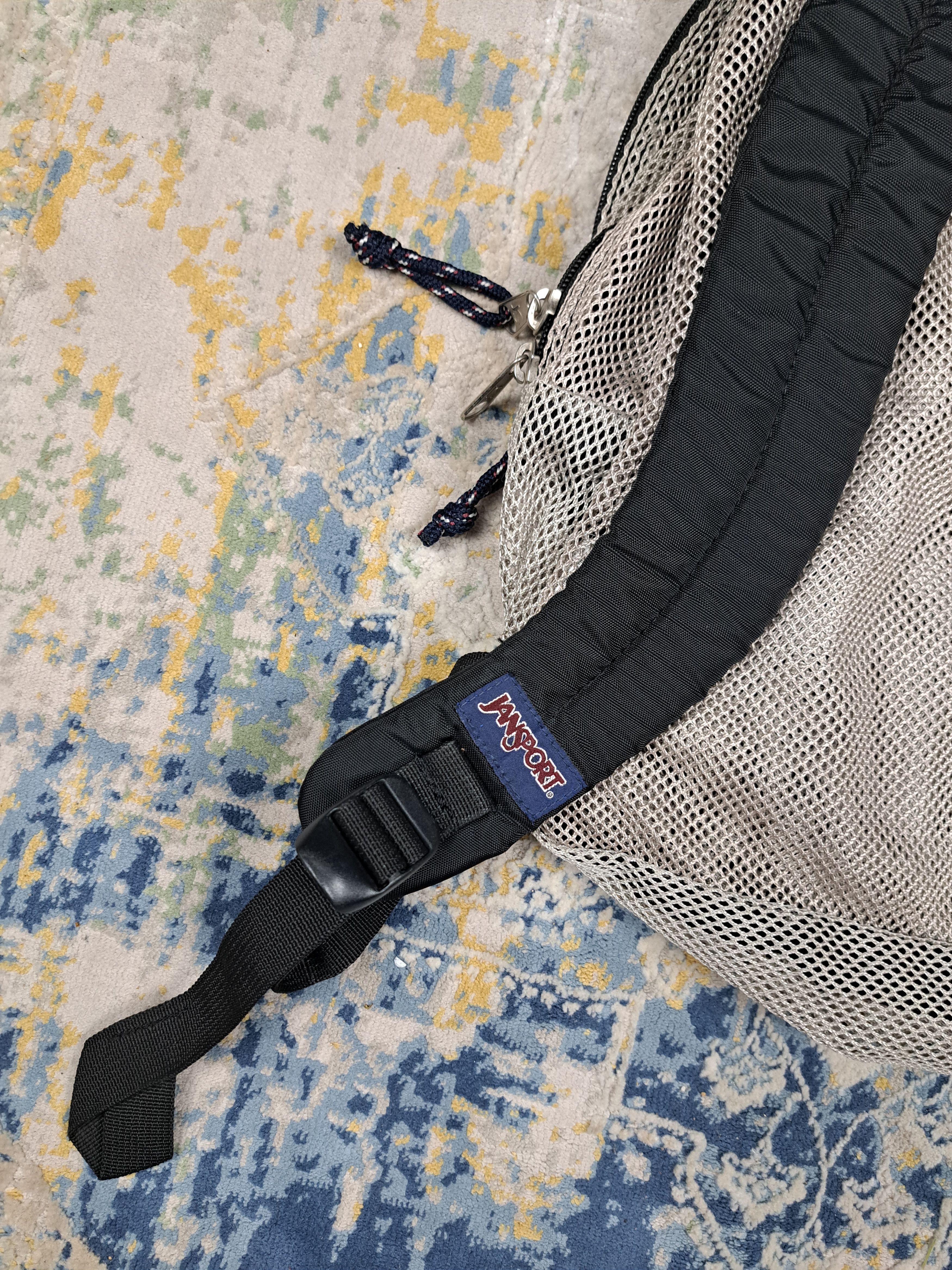 Jansport Jansport Mesh Transparent Backpack See Through y2k Size ONE SIZE - 5 Thumbnail