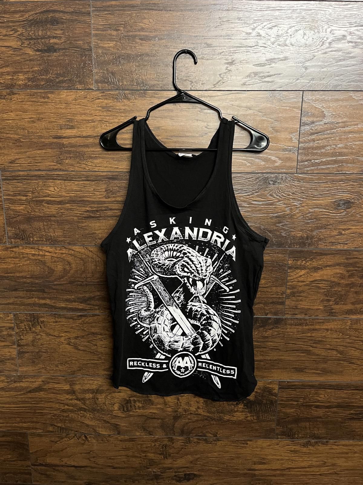 Designer Asking Alexandria Band Juniors Tee - Reckless and Relentless Size M / US 6-8 / IT 42-44 - 1 Thumbnail