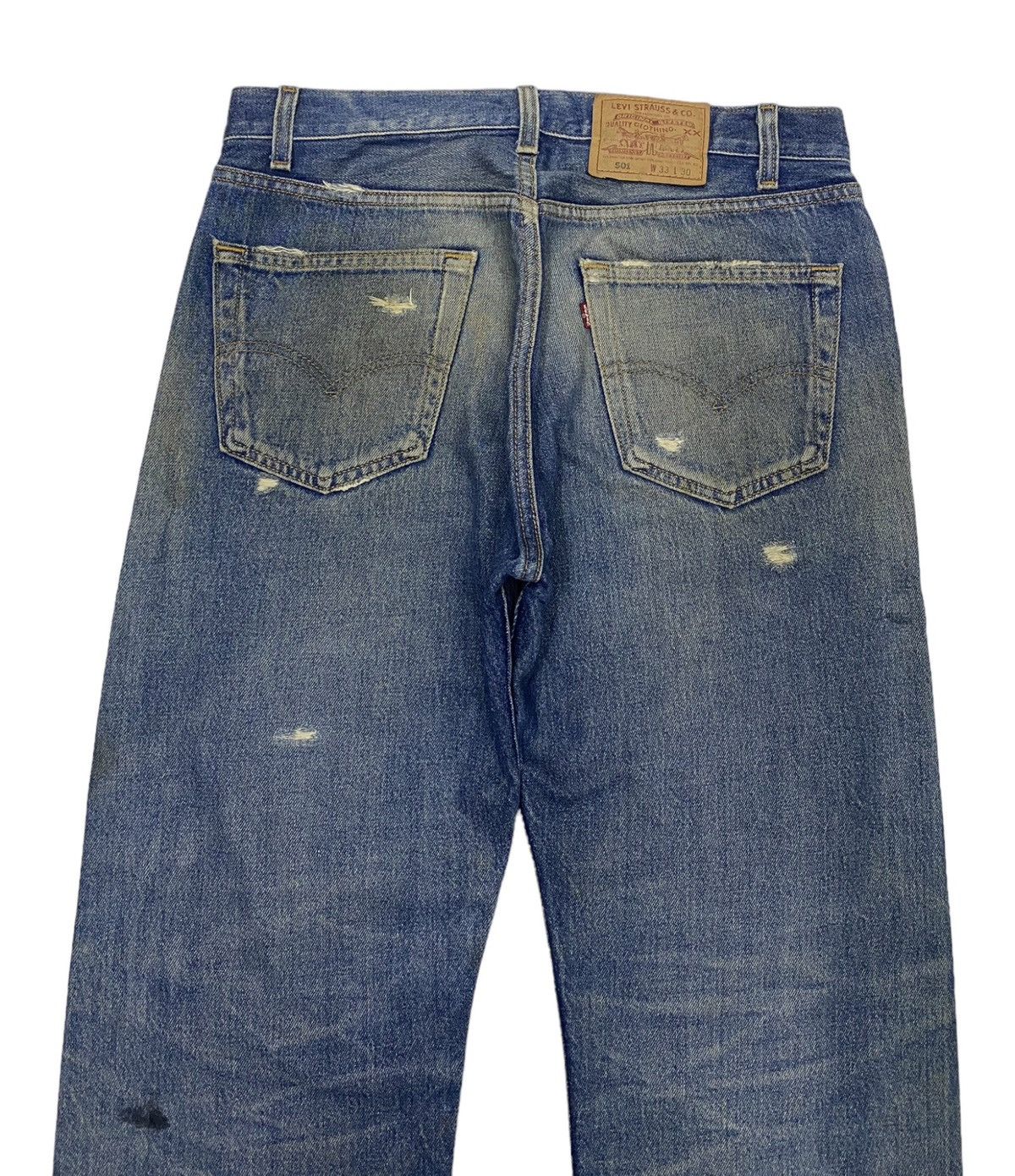Levi's RARE🔥VTG LEVIS 501 BAGGY JEANS DISTRESSED DENIM Size US 32 / EU 48 - 6 Thumbnail