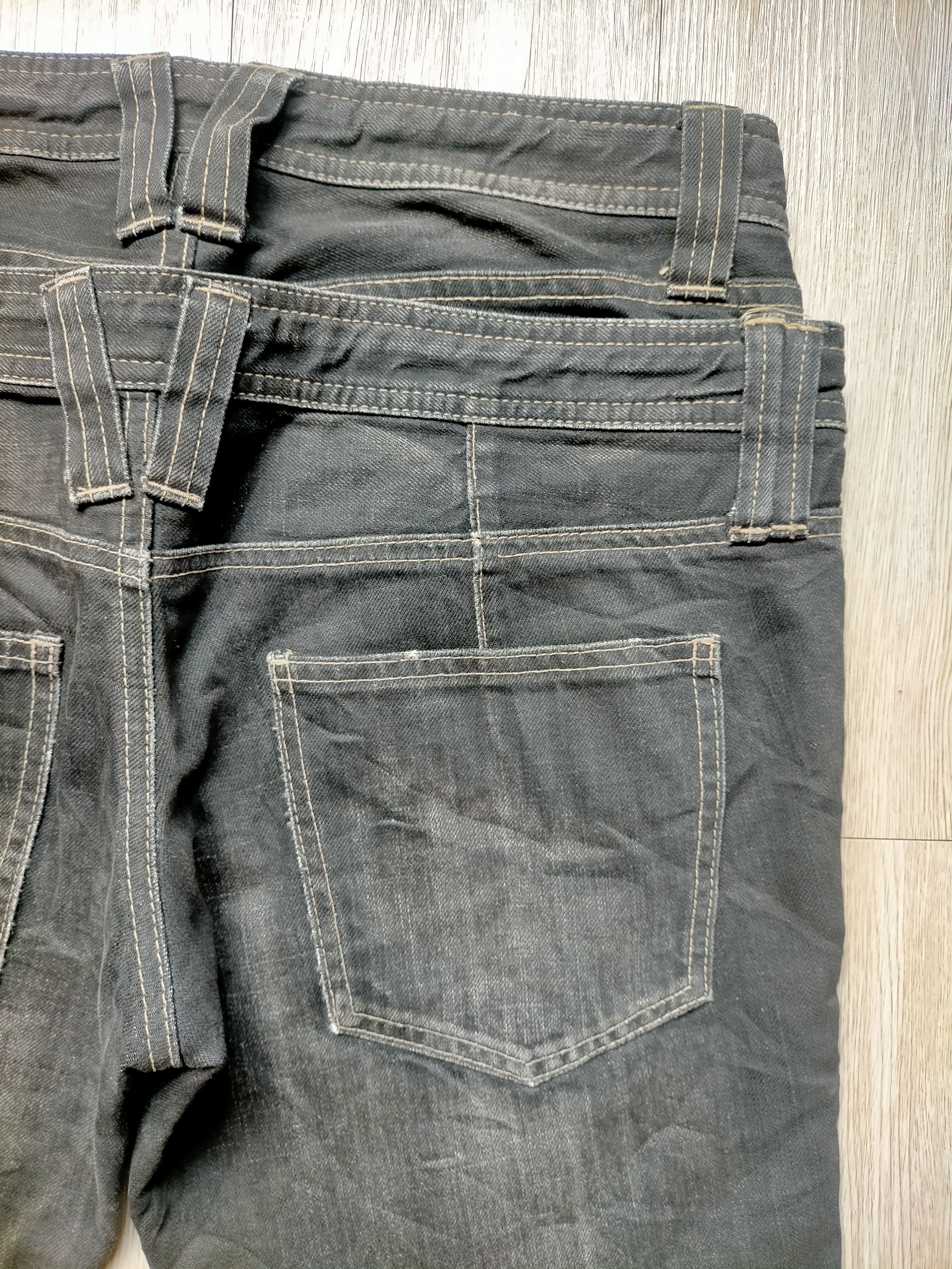 PPFM PPFM Double Waist Japan Black Jeans Size US 32 / EU 48 - 13 Thumbnail