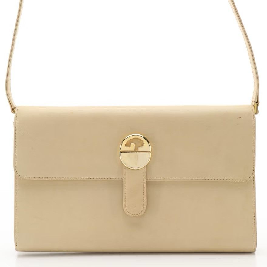 Vintage Gucci Shoulder Bag in Beige, Women's