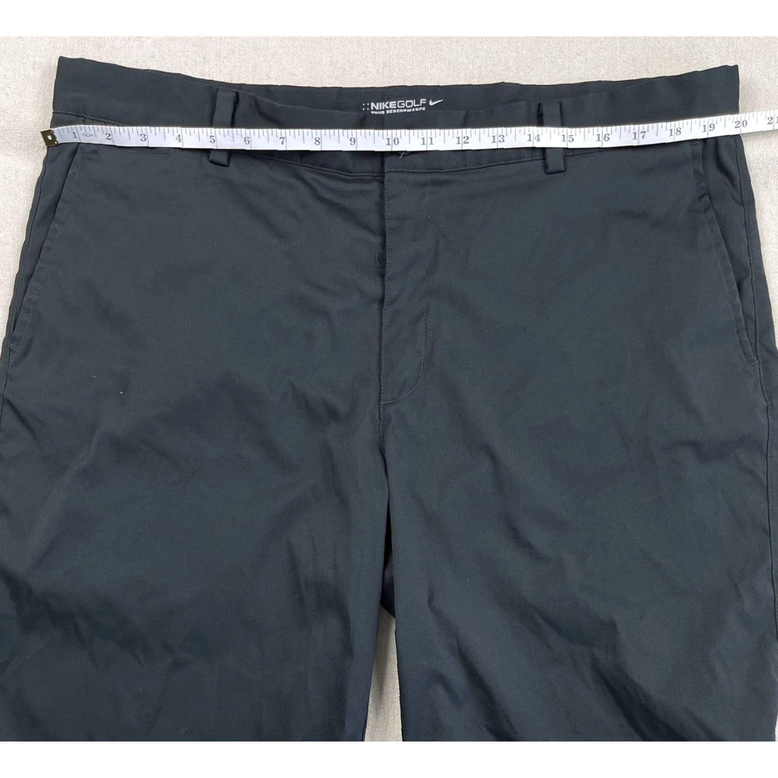 Nike Nike Mens Golf Shorts Dri Fit Tour Performance Black Flat Front Stretch Sz 38 Size US 38 / EU 54 - 4 Thumbnail