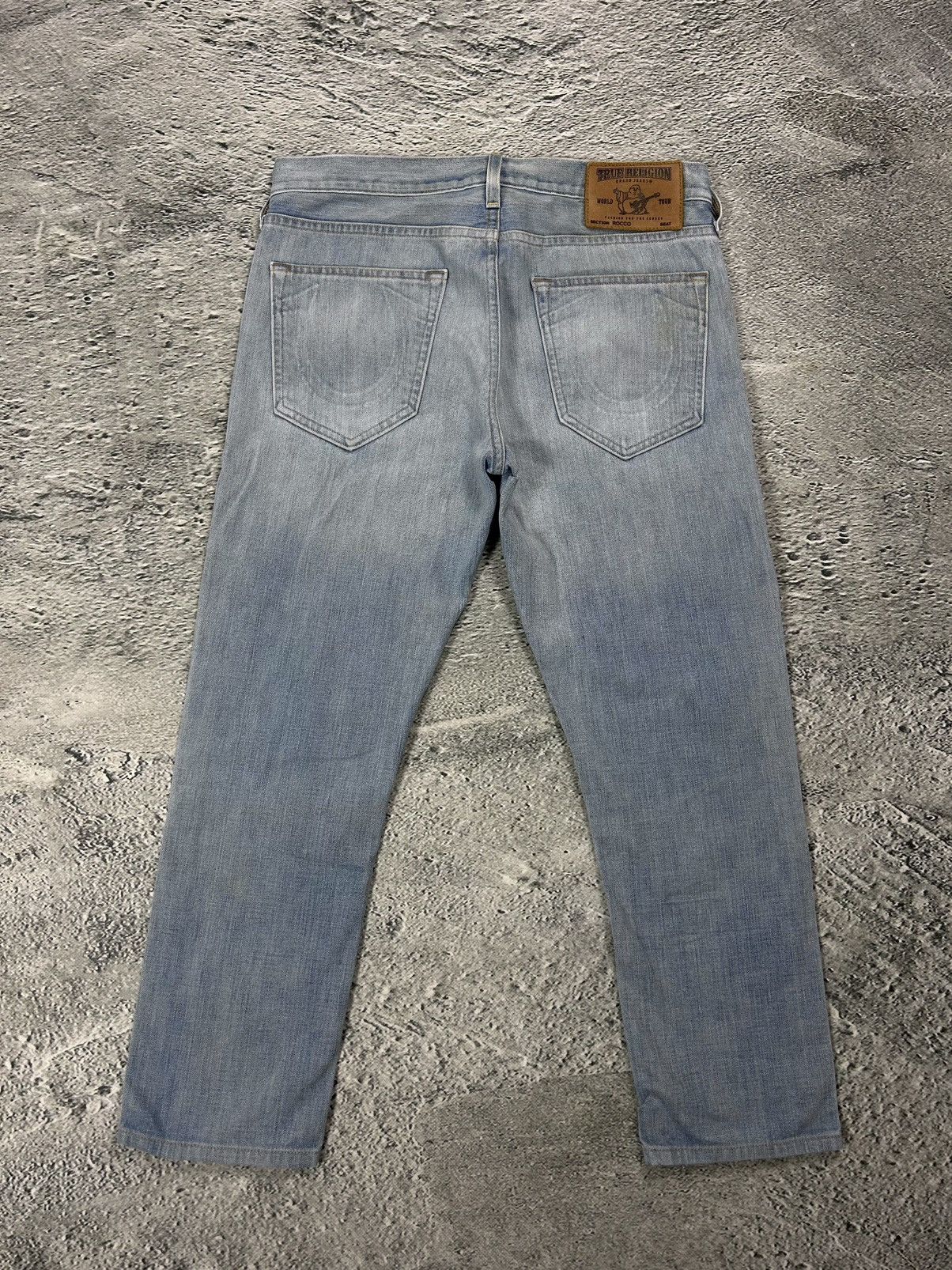 True Religion True Religion Rocco jeans vintage denim pants slim baby blue Size US 32 / EU 48 - 1 Thumbnail