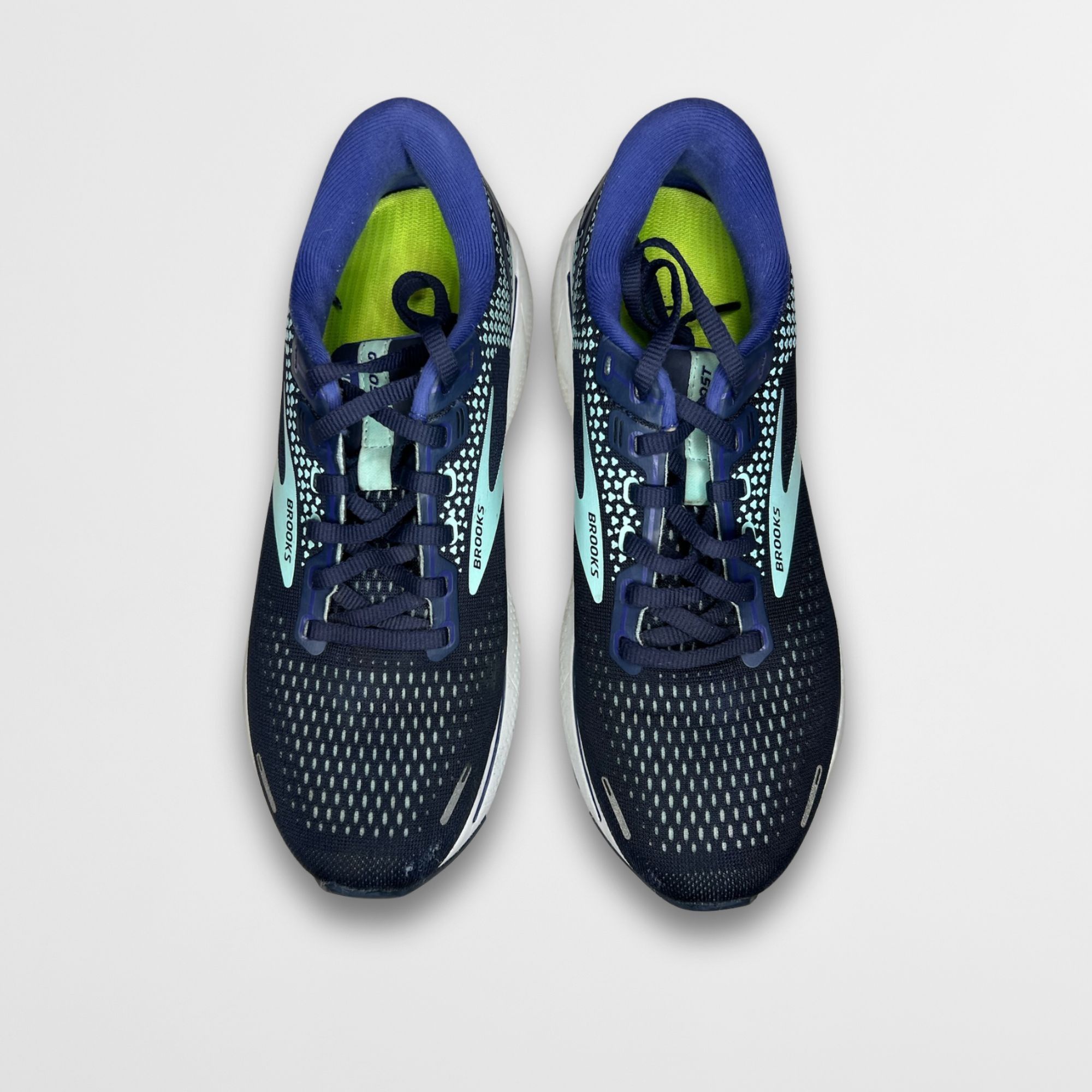 Brooks Brooks Ghost 14 Running Shoes Size 9 Medium Mens Navy & Teal Size US 9 / EU 42 - 2 Thumbnail