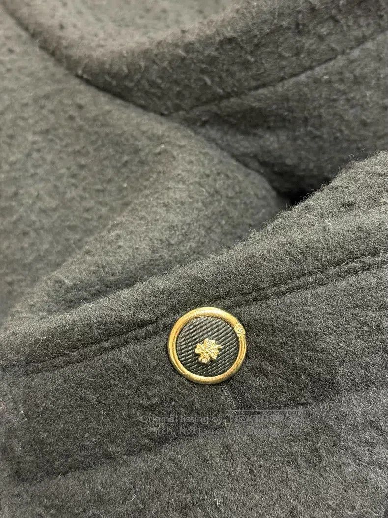 Chanel Chanel Comb Street Series Black Woollen Mixed Cashmere Coa Size XS / US 0-2 / IT 36-38 - 4 Thumbnail