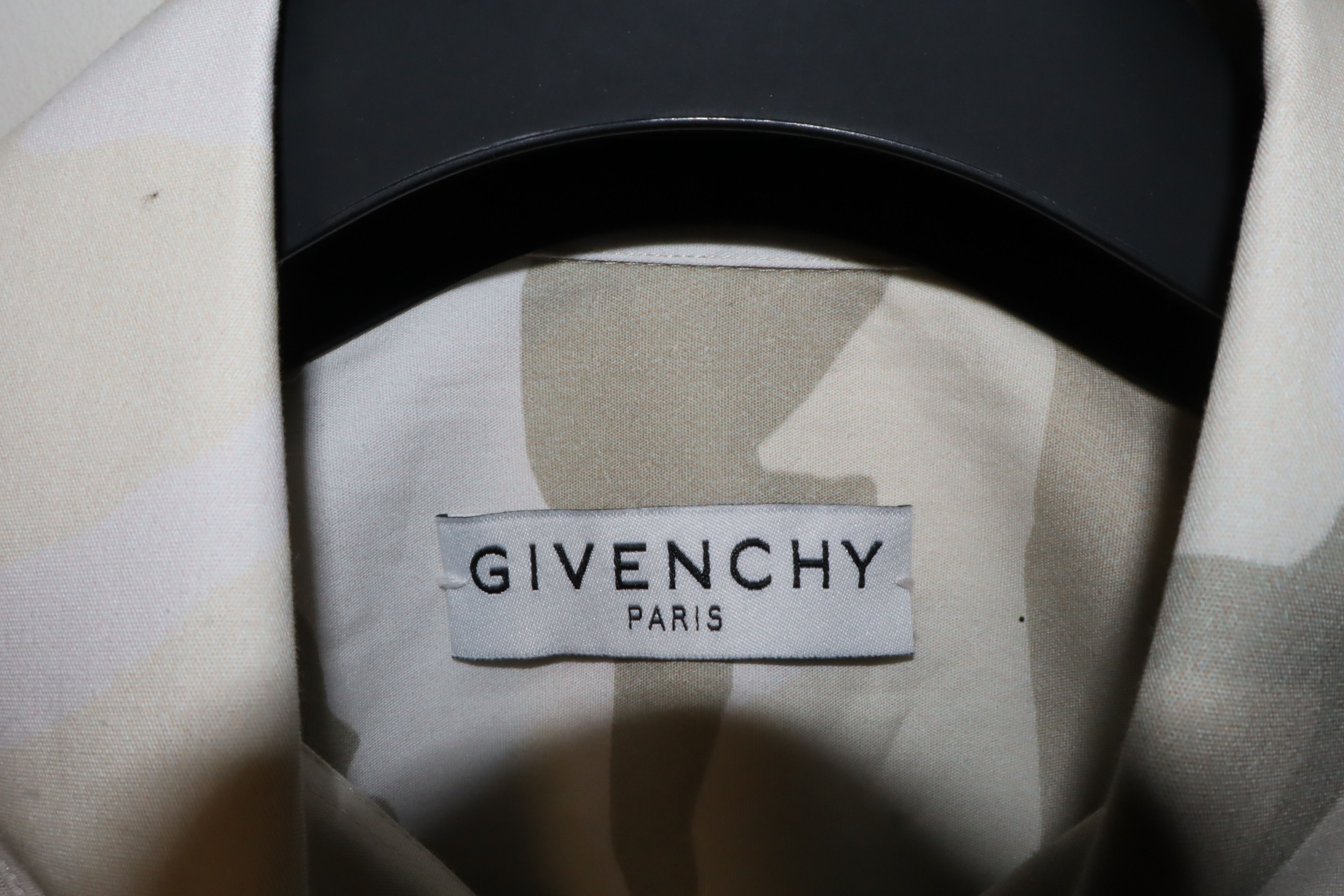 Givenchy Camo logo shirt Size US S / EU 44-46 / 1 - 5 Thumbnail