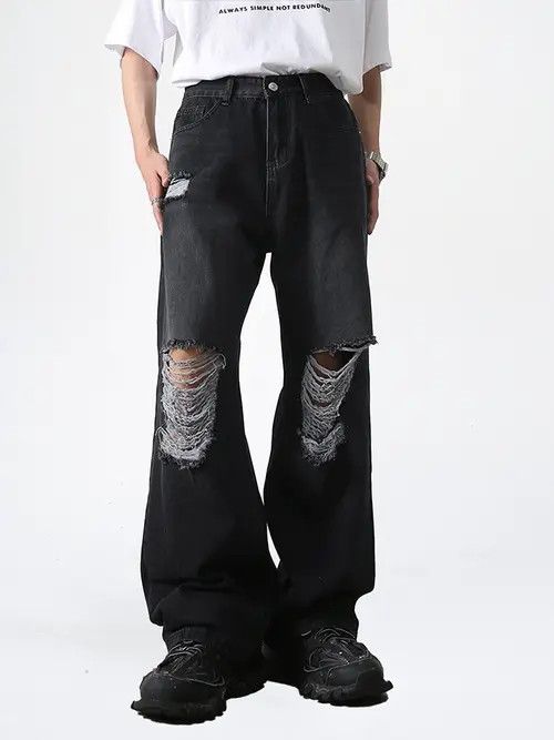 VIBE Retro punk denim pants Size US 32 / EU 48 - 6 Thumbnail