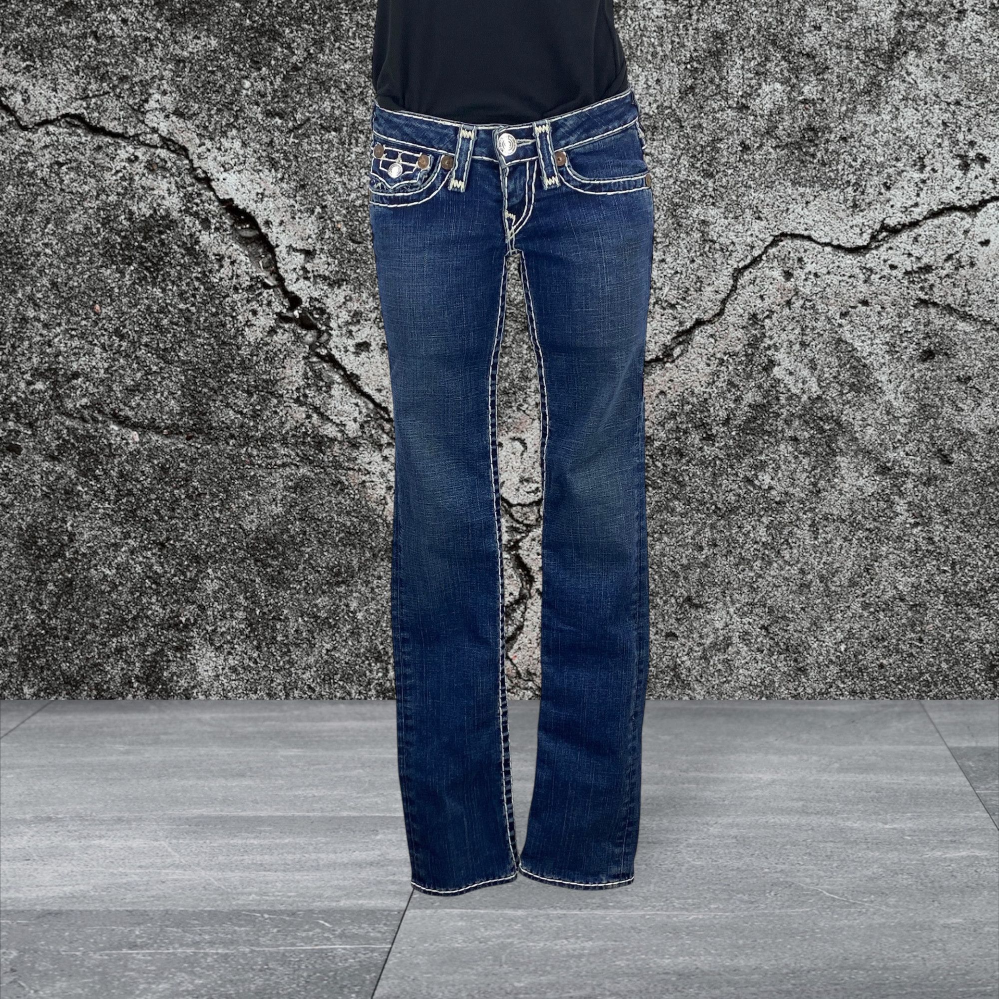 True Religion True Religion Billie Super T Skinny Denim Jeans Size 26" / US 2 / IT 38 - 2 Thumbnail