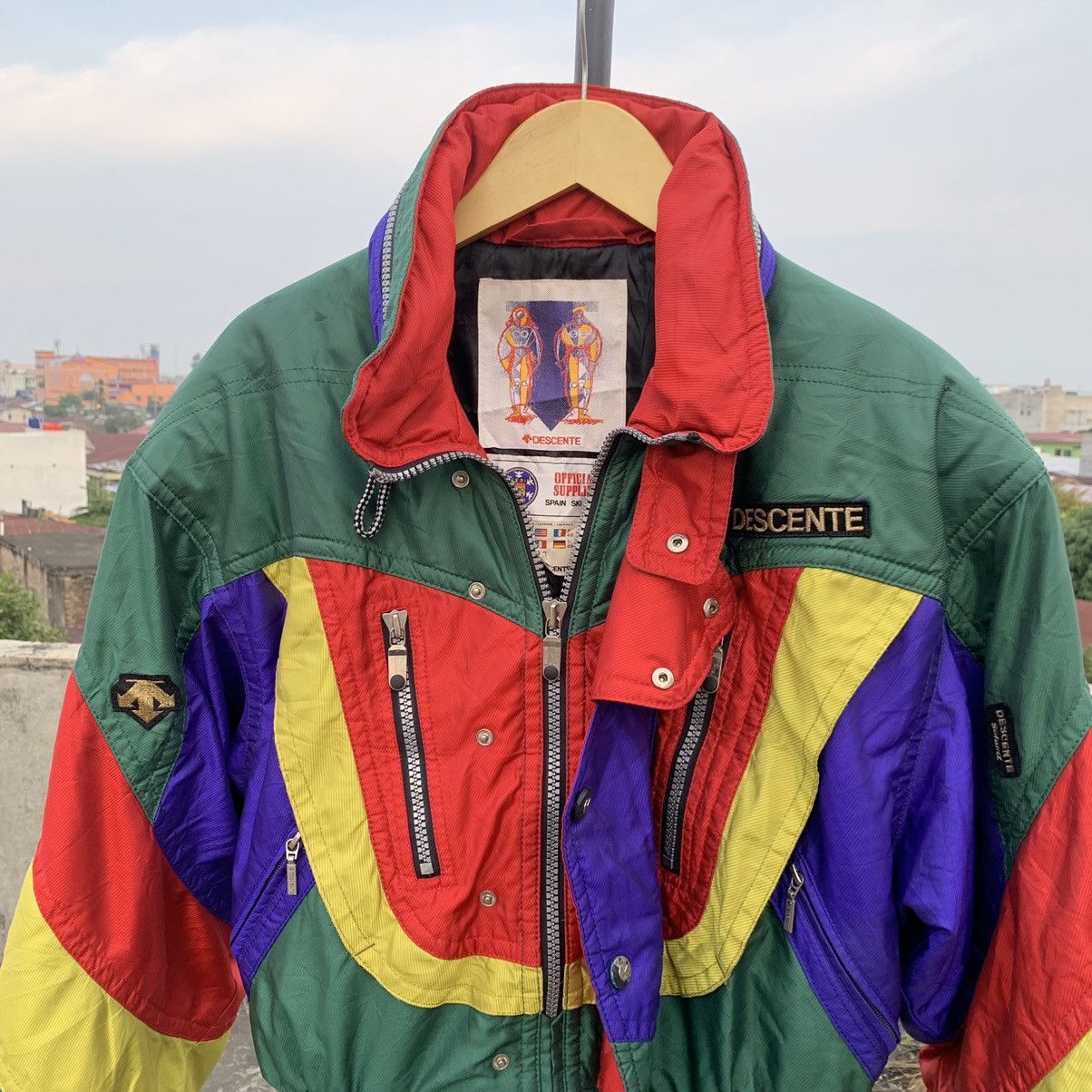 Vintage × Yamaha Vintage DESCENTE Official National SPAIN ski jacket Size US L / EU 52-54 / 3 - 5 Thumbnail
