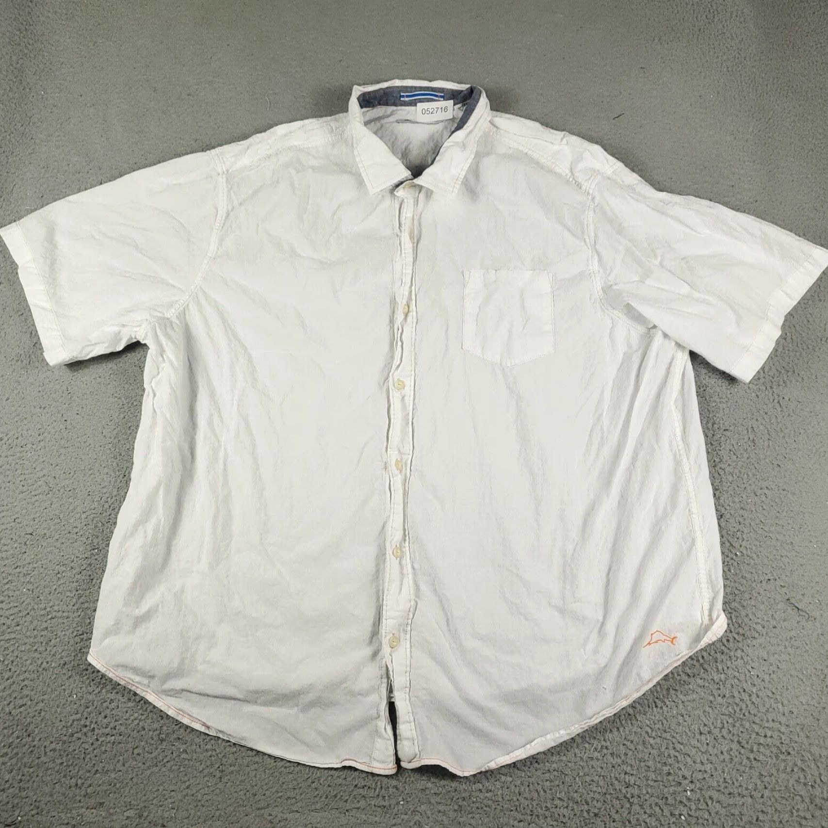 Tommy Bahama VINTAGE Tommy Bahama Shirt Men 3XL Short Sleeve Cotton Button-Up Hawaiian Casual Size US XXL / EU 58 / 5 - 2 Thumbnail