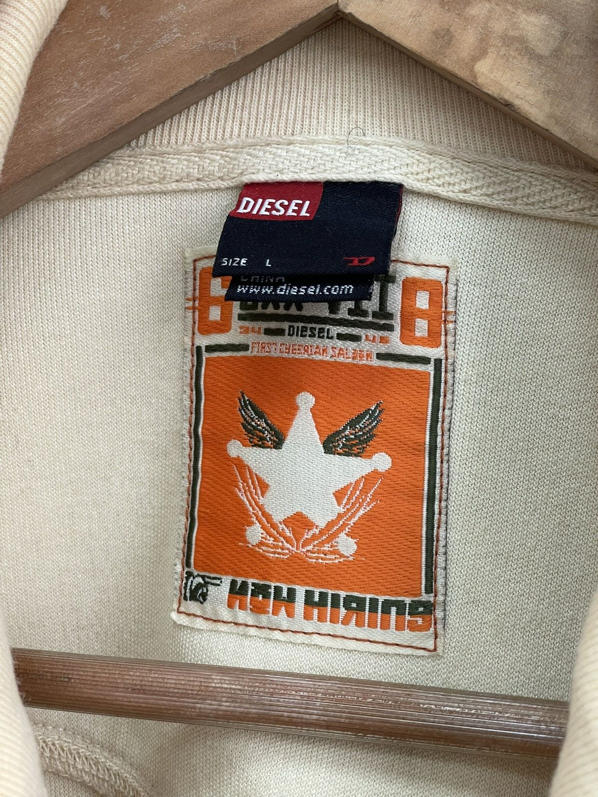 Diesel Diesel retro sip up jacket y2k japanese Size US L / EU 52-54 / 3 - 6 Thumbnail