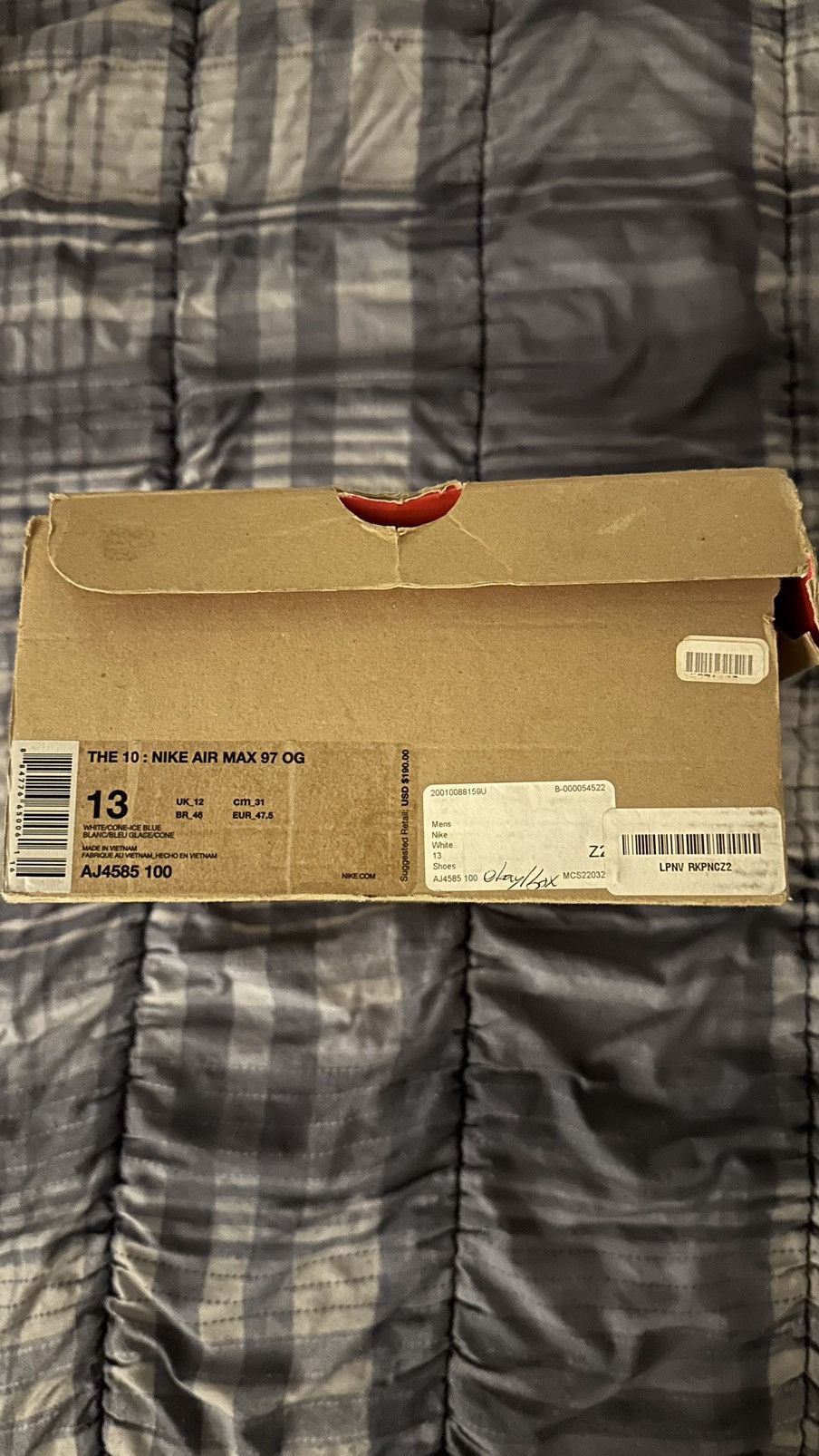 Nike × Off-White Nike Air Max 97 Off-White Size US 13 / EU 46 - 10 Thumbnail