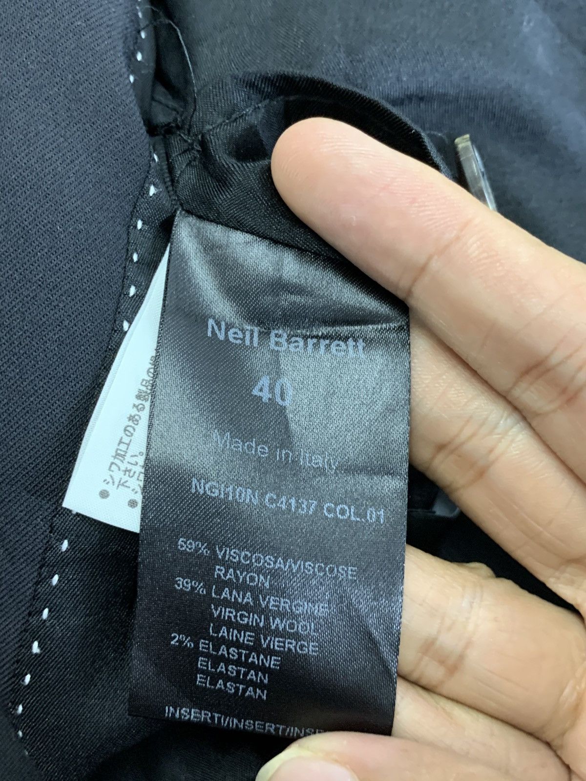 Neil Barrett Neil Barret Single Button Lapel Blazer Size S / US 4 / IT 40 - 10 Thumbnail