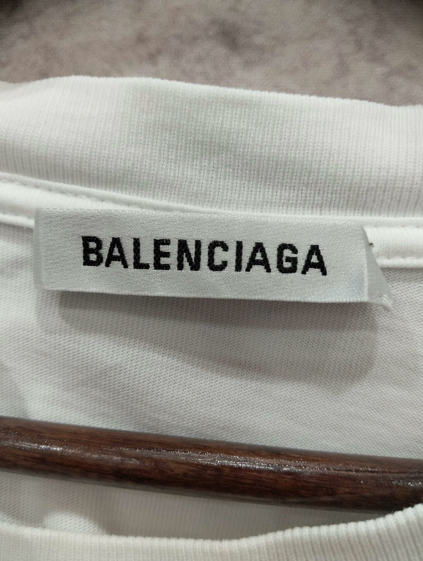 Balenciaga Balenciaga White Short Sleeve T-Shirt S Size Size US S / EU 44-46 / 1 - 3 Thumbnail