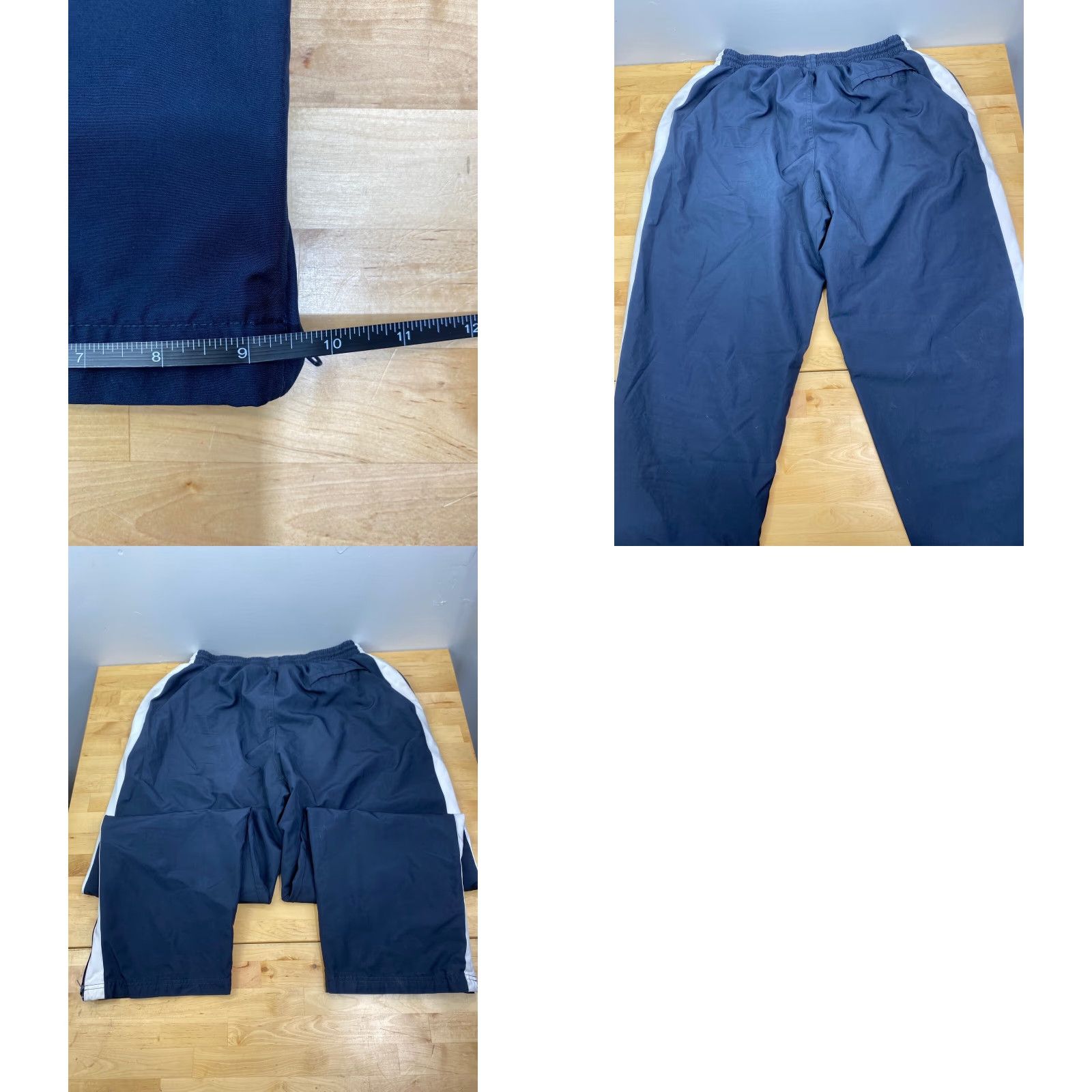 Nike Nike Windbreaker Track Pants Unisex Adults 2XL Blue Breatha ble Comfort Sports Gym & School Hiking Pants Mens/Womens Size US 39 - 8 Thumbnail