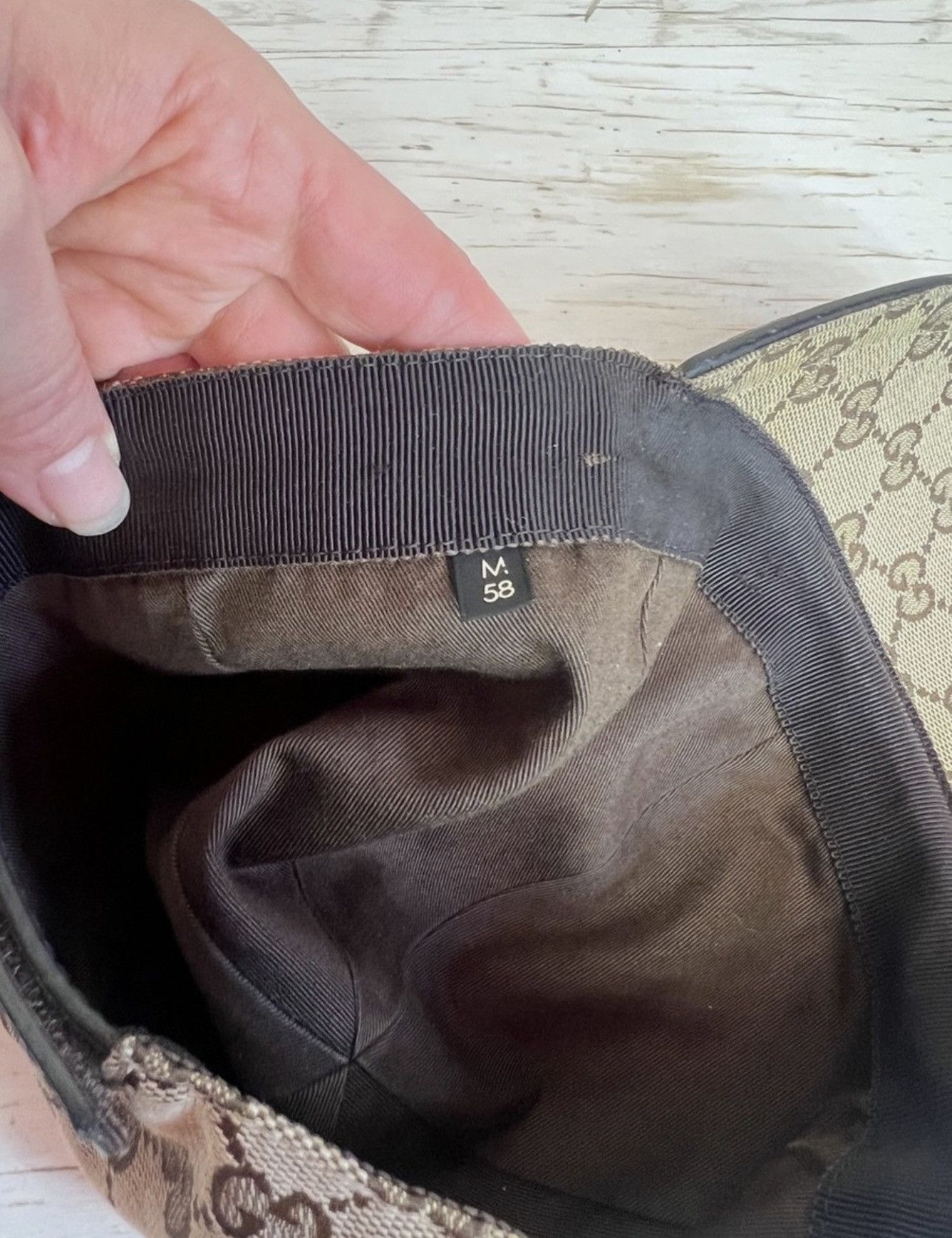 Gucci Gucci Monogram Baseball Cap – Size M Size ONE SIZE - 8 Thumbnail