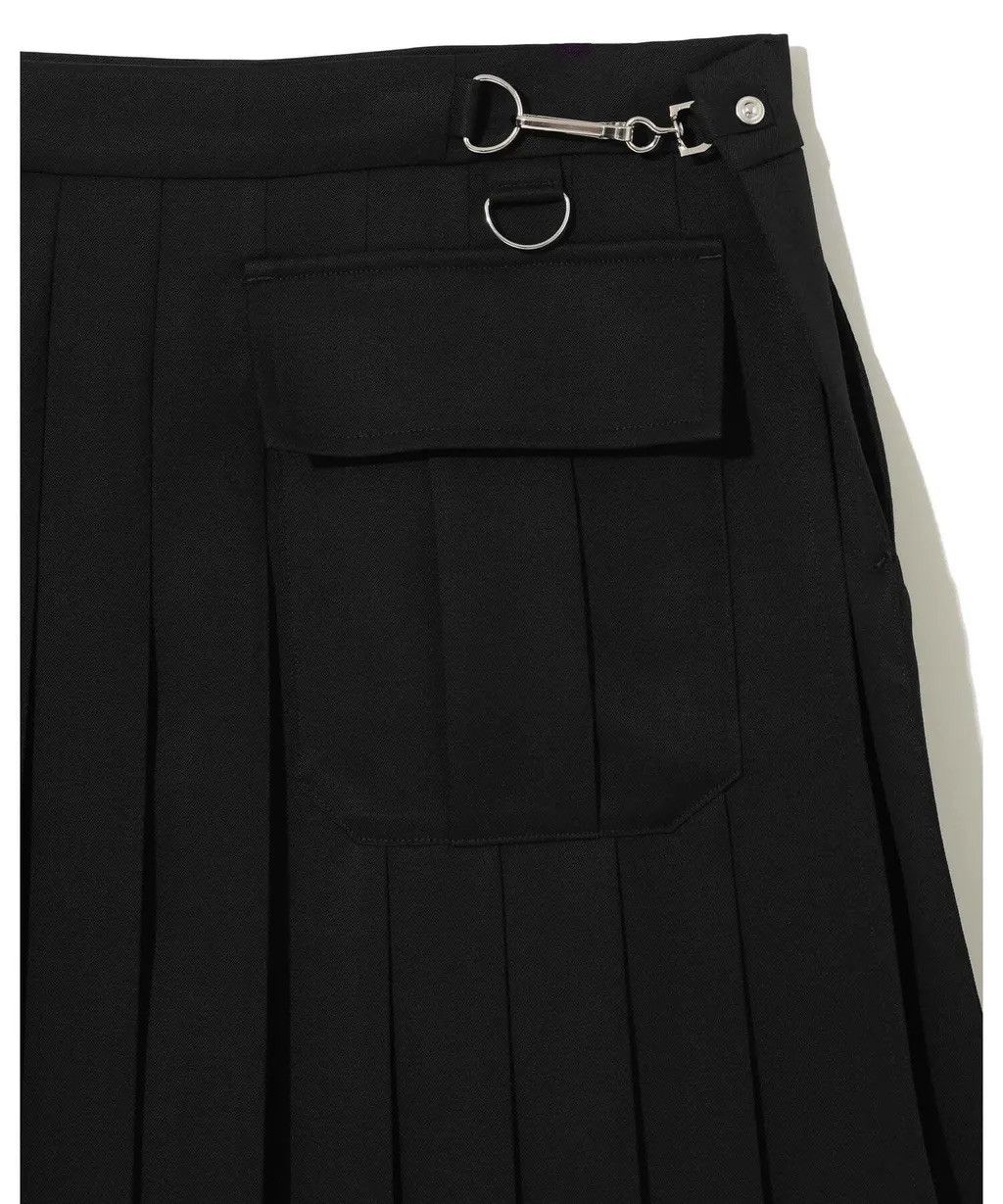 Undercover UNDERCOVER - Wool Pleated Wrap Skirt Black Size US 32 / EU 48 - 5 Thumbnail