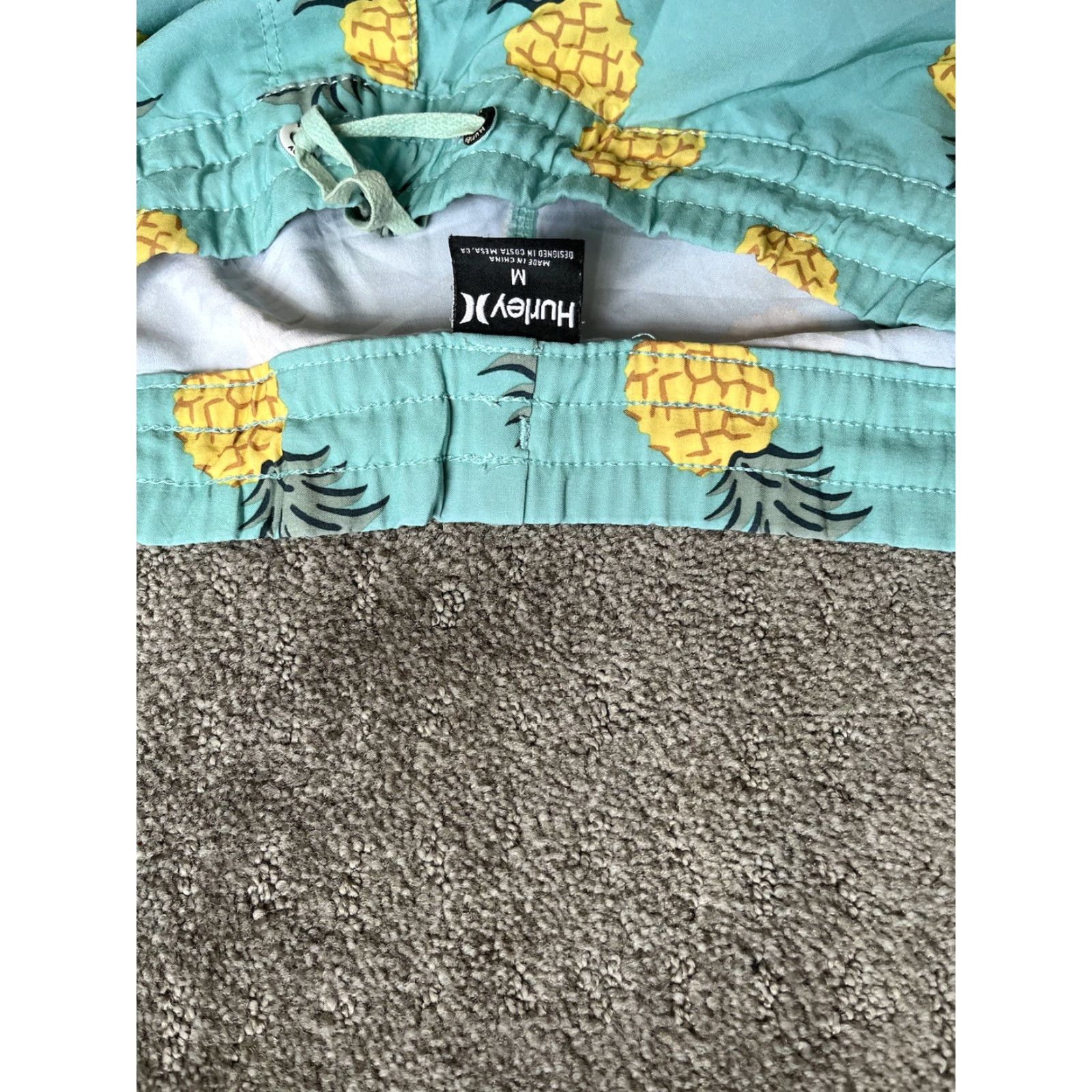 Hurley Hurley Windnsea Pineapple Volley Blue Swim Trunks Board Shorts Sz Medium Size US 31 - 3 Thumbnail
