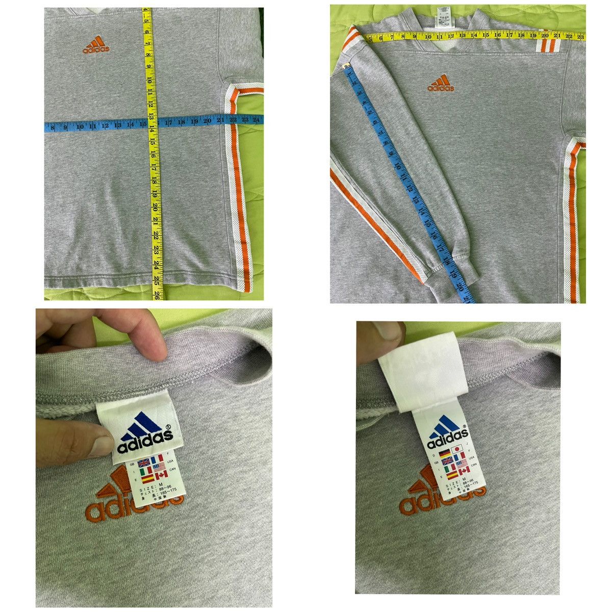 Adidas 1 set Vintage 90's Adidas Sweatshirt + Sweatpant Size US M / EU 48-50 / 2 - 9 Thumbnail