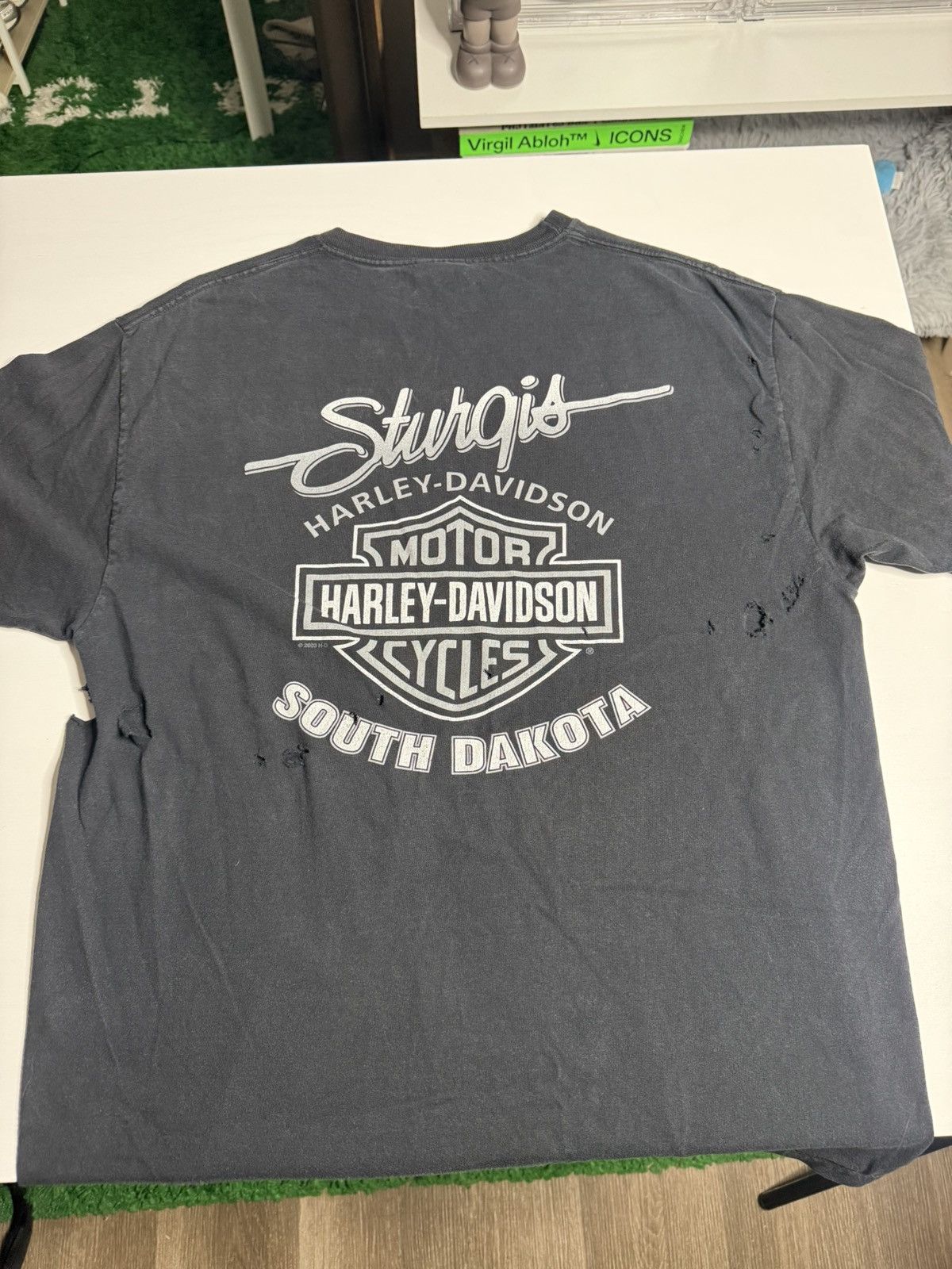 Harley Davidson VINTAGE Y2K Harley Davidson Sturgis Tee "Black" [ L ] Size US L / EU 52-54 / 3 - 5 Thumbnail