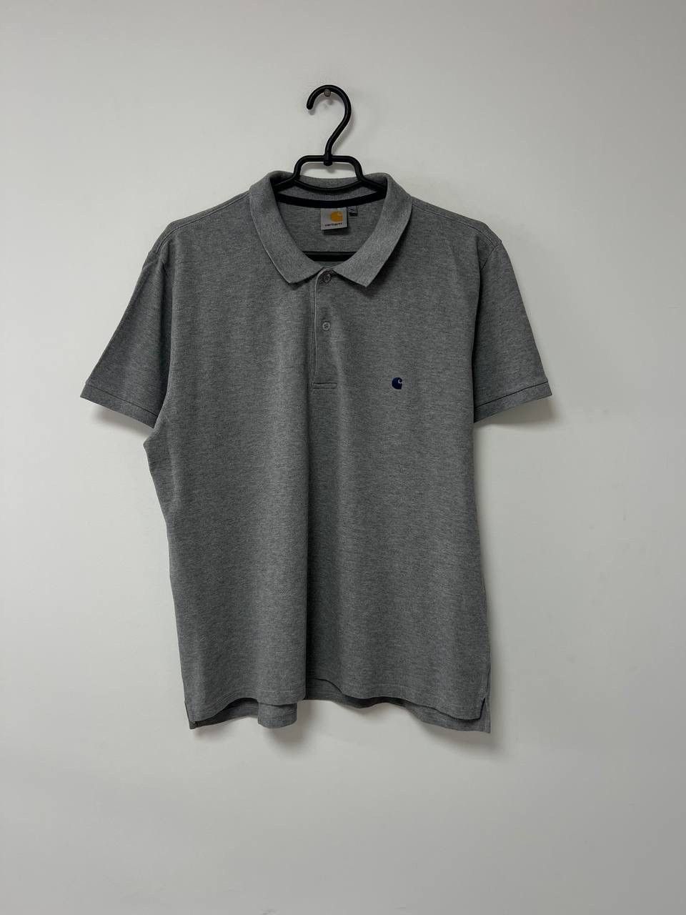 Carhartt Carhartt WIP Slim Fit Polo T Shirt Y2K Streetwear Gray XL Size US XL / EU 56 / 4 - 2 Thumbnail